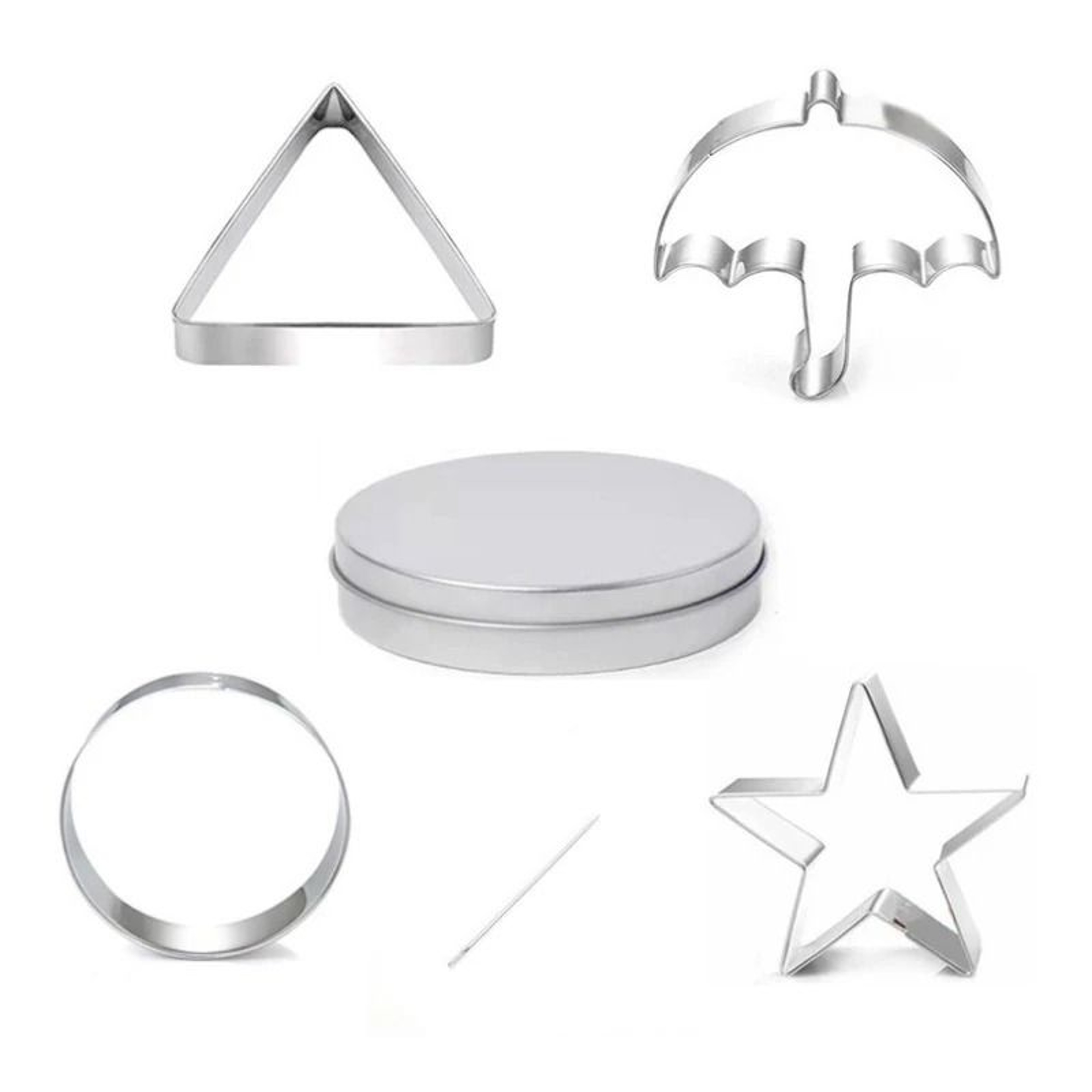 12Piece Korean Candy Game Cookie Mold Set  Stainless Steel Sugar Cookie Molds For Fans 4