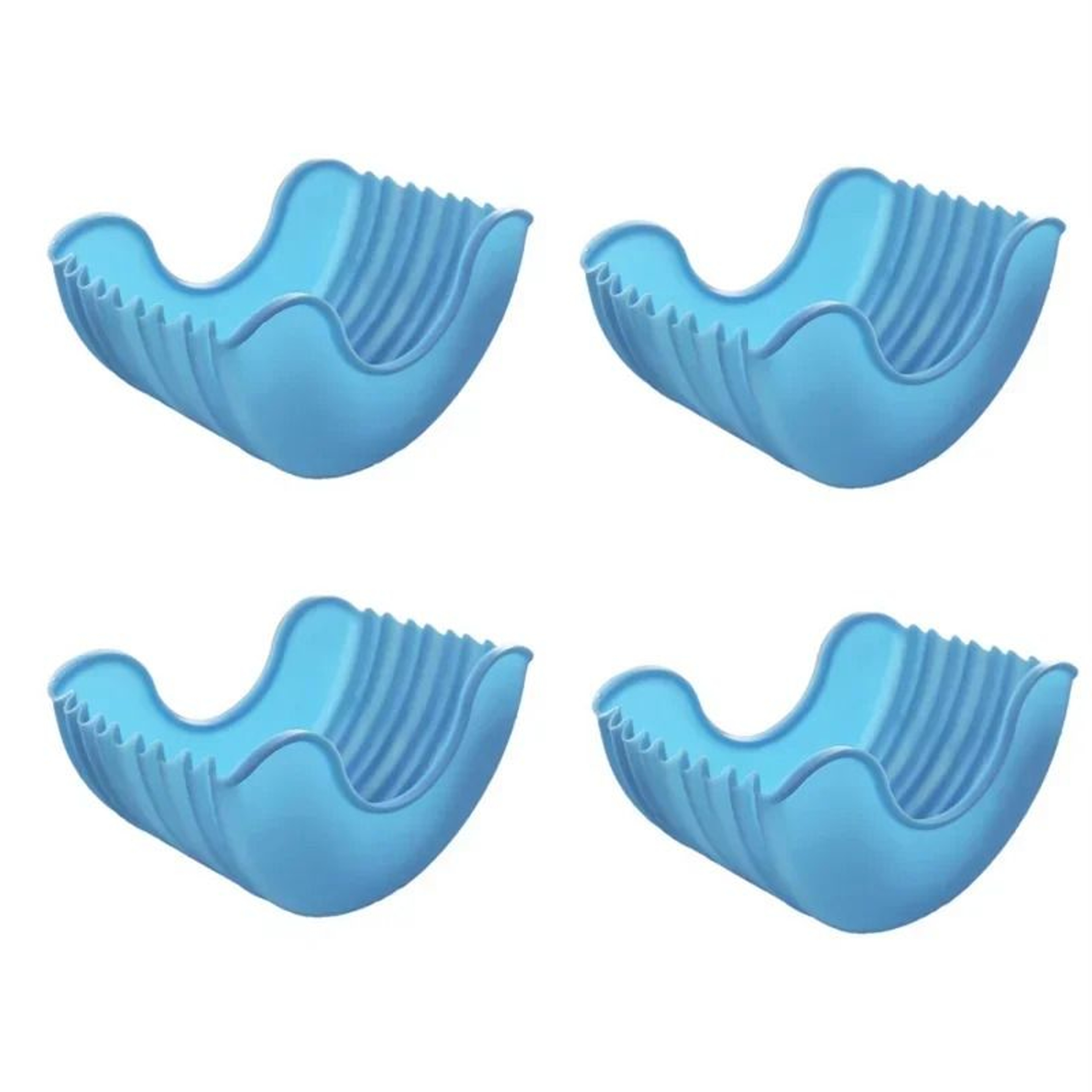 Reusable Silicone Burger Tray  Flexible Burger Holder Shelf  Sandwich Rack For Kitchen  Dining 8