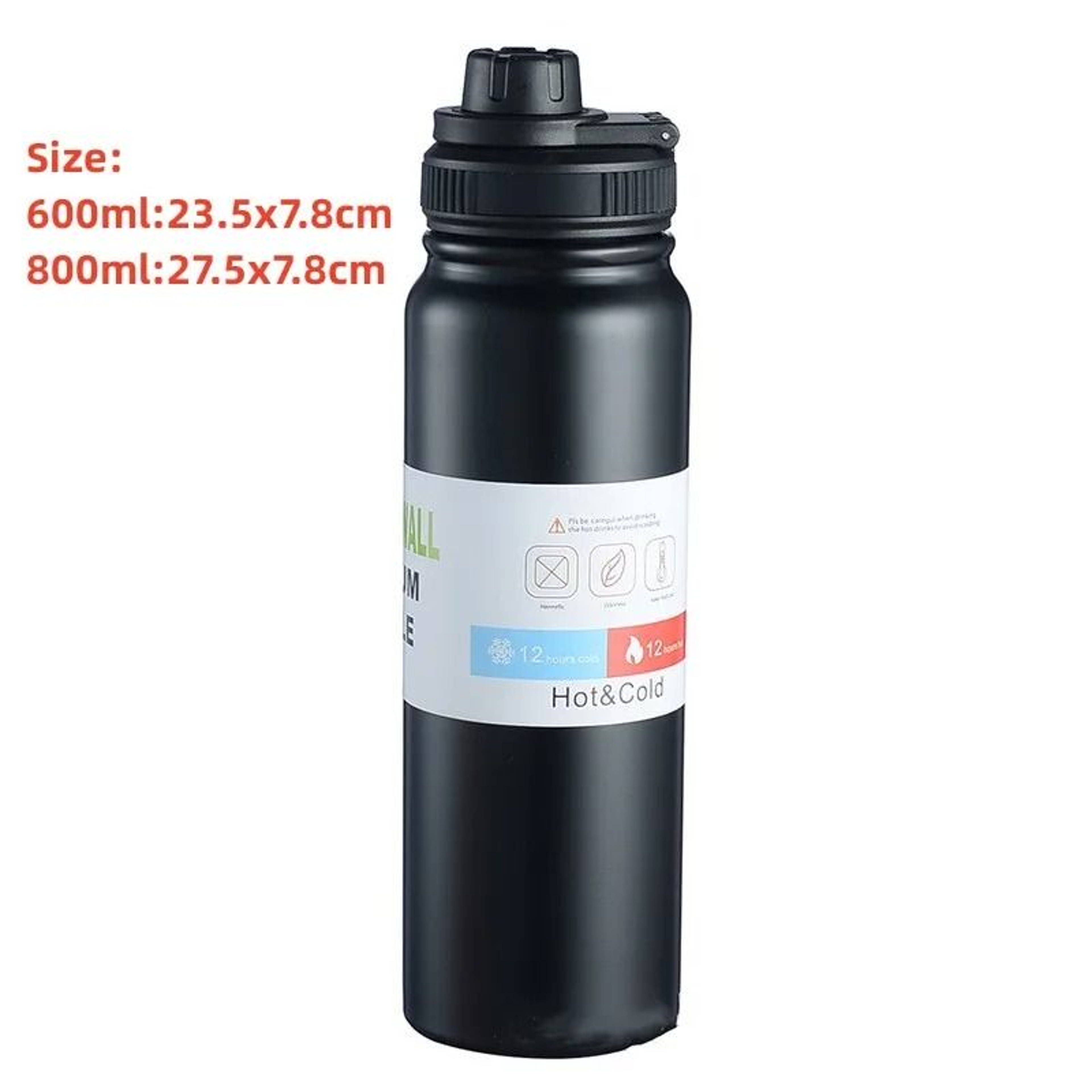 Outdoor Stainless Steel Thermos  600ML800ML Portable Sports Kettle With Tea Filter 5