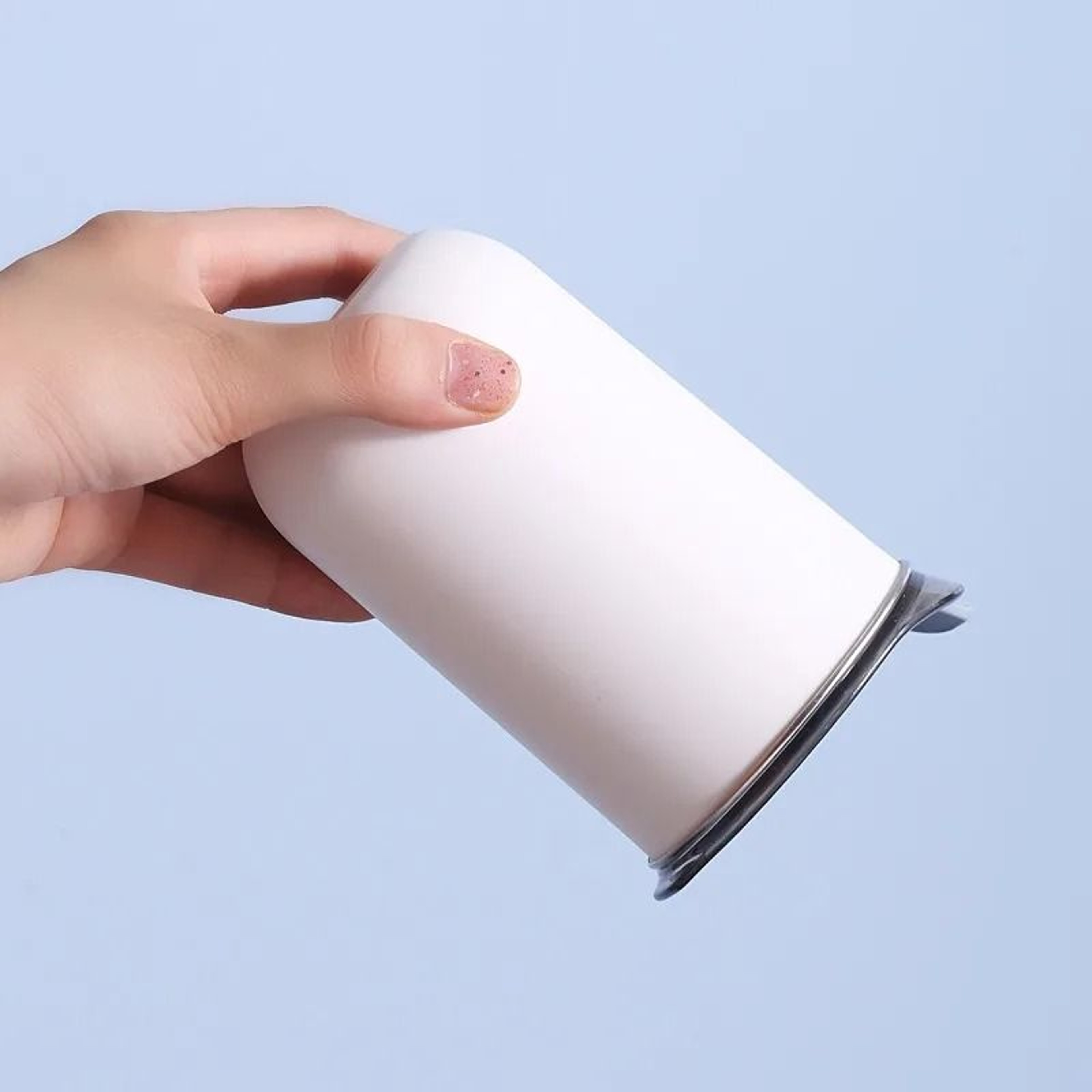 Stainless Steel Insulated Coffee Mug  300ML Thermal Travel Cup With Lid 4