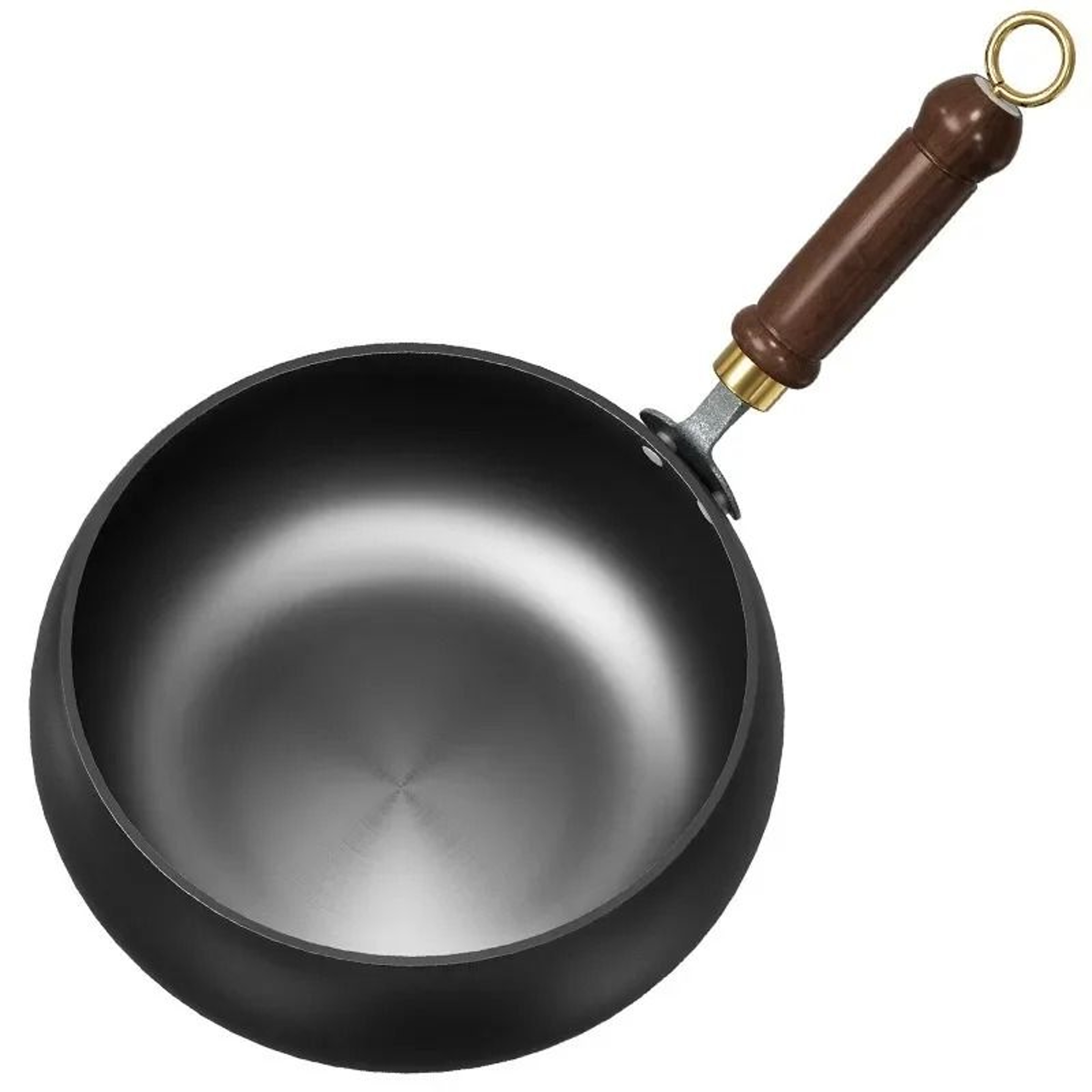 Handmade Forged Big Belly Pot  Uncoated NonStick Frying Pan For Gas Stoves 7
