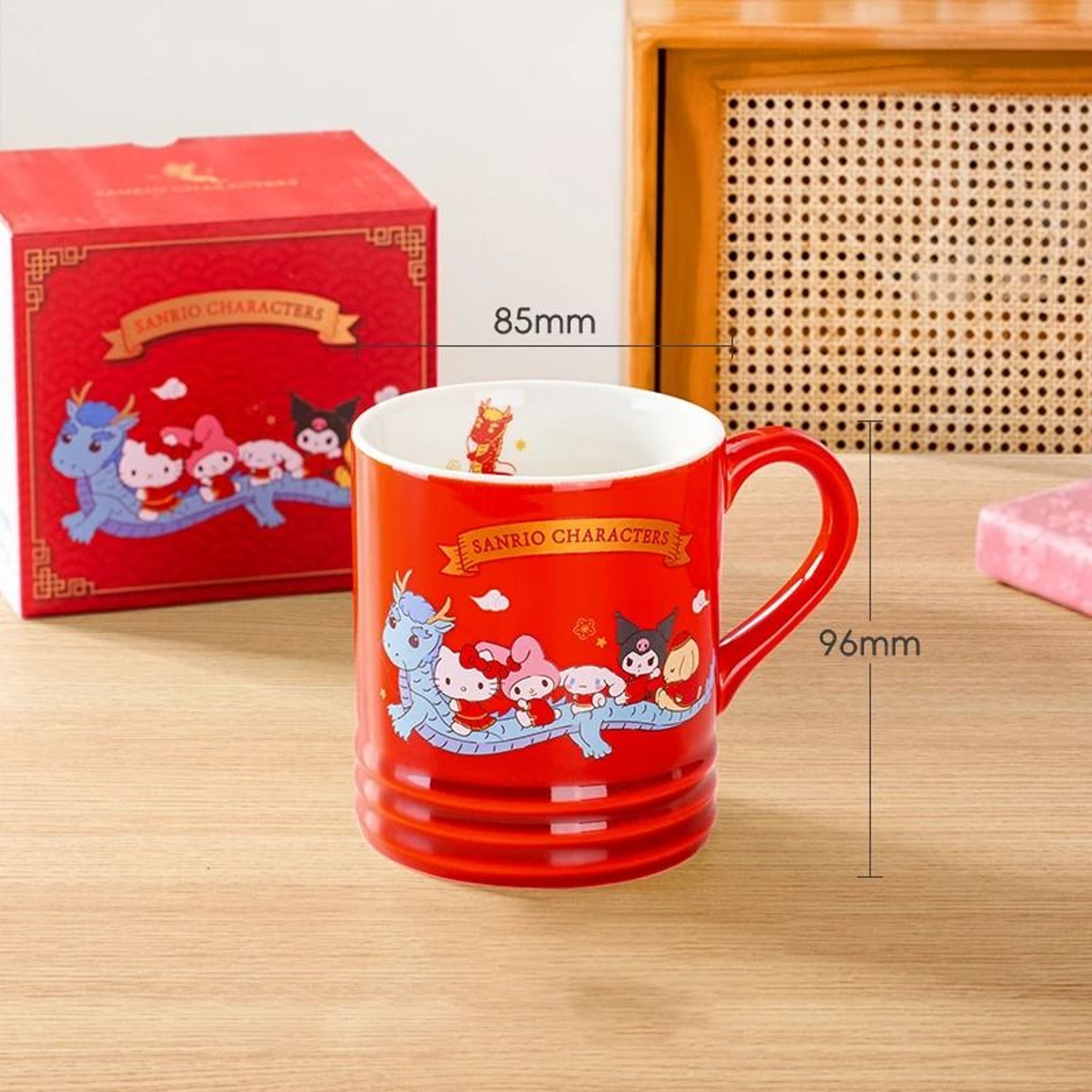 Sanrio My Melody Ceramic Mug  320ml Creative Cartoon Coffee  Milk Cup 4