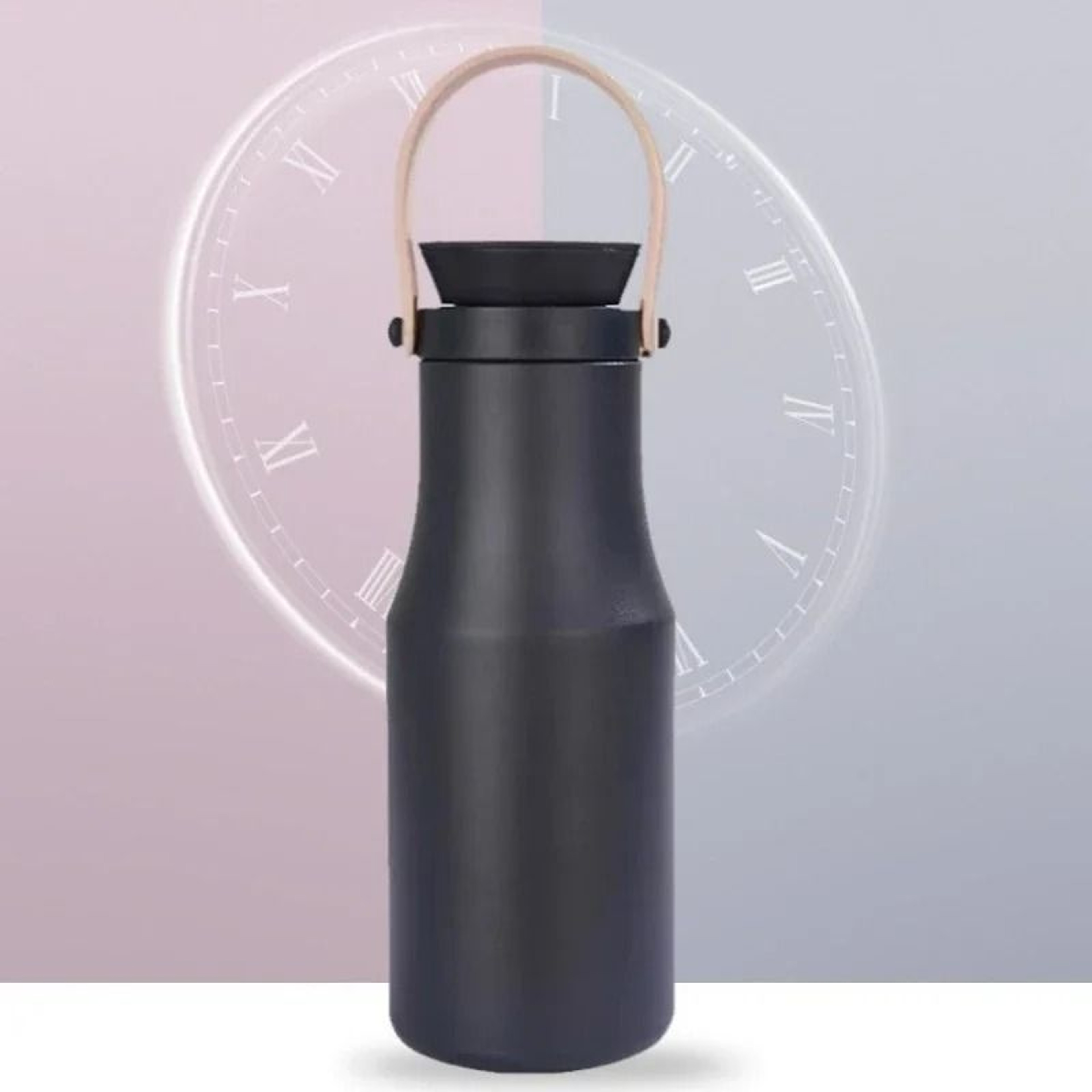 JUSTINLAU Ins Style Portable Vacuum Flask  470ml 304 Stainless Steel HandHeld Thermos 4