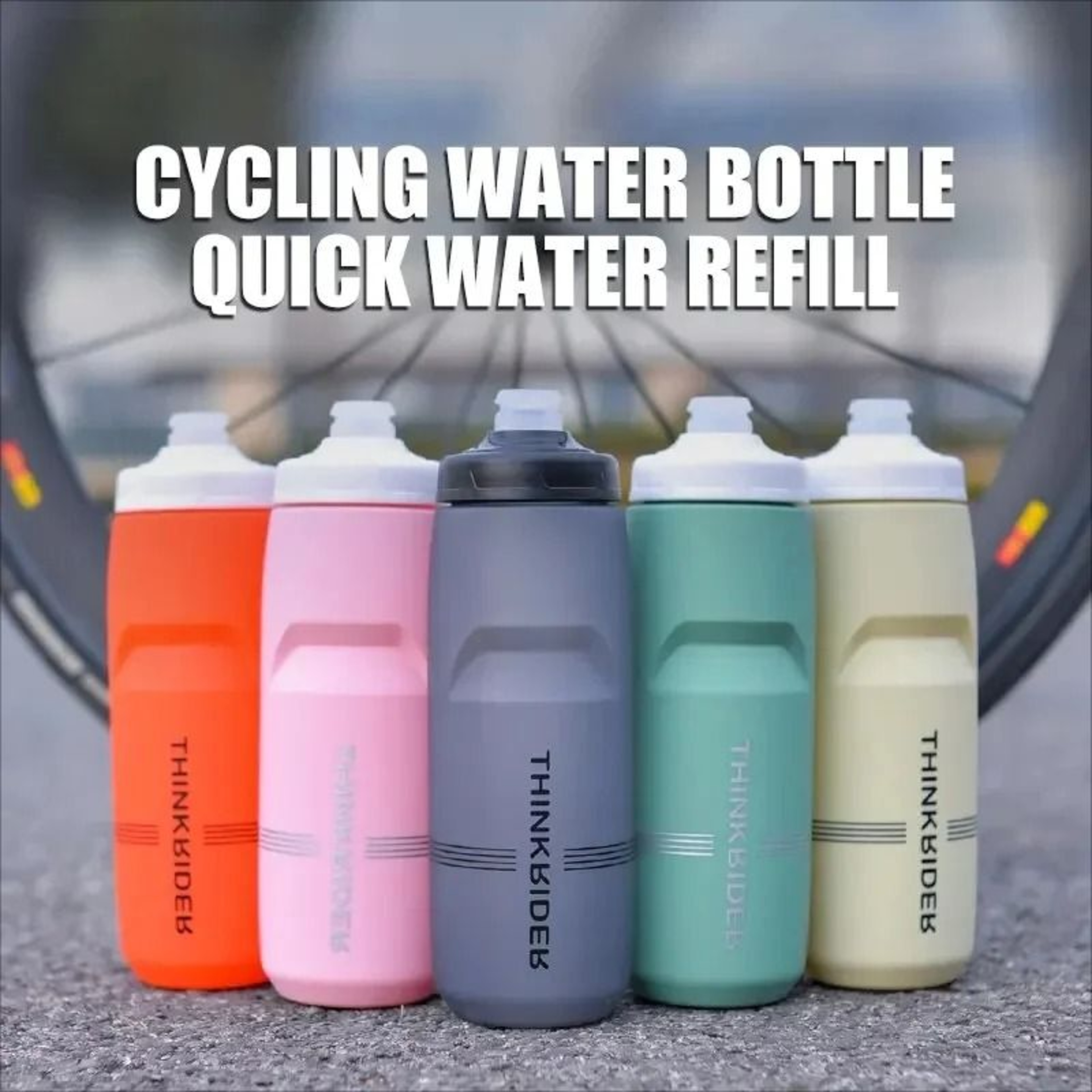 Premium Cycling Water Bottle  Leakproof 620ml750ml BPAFree Sports Bottle For MTB  Road Bikes 1