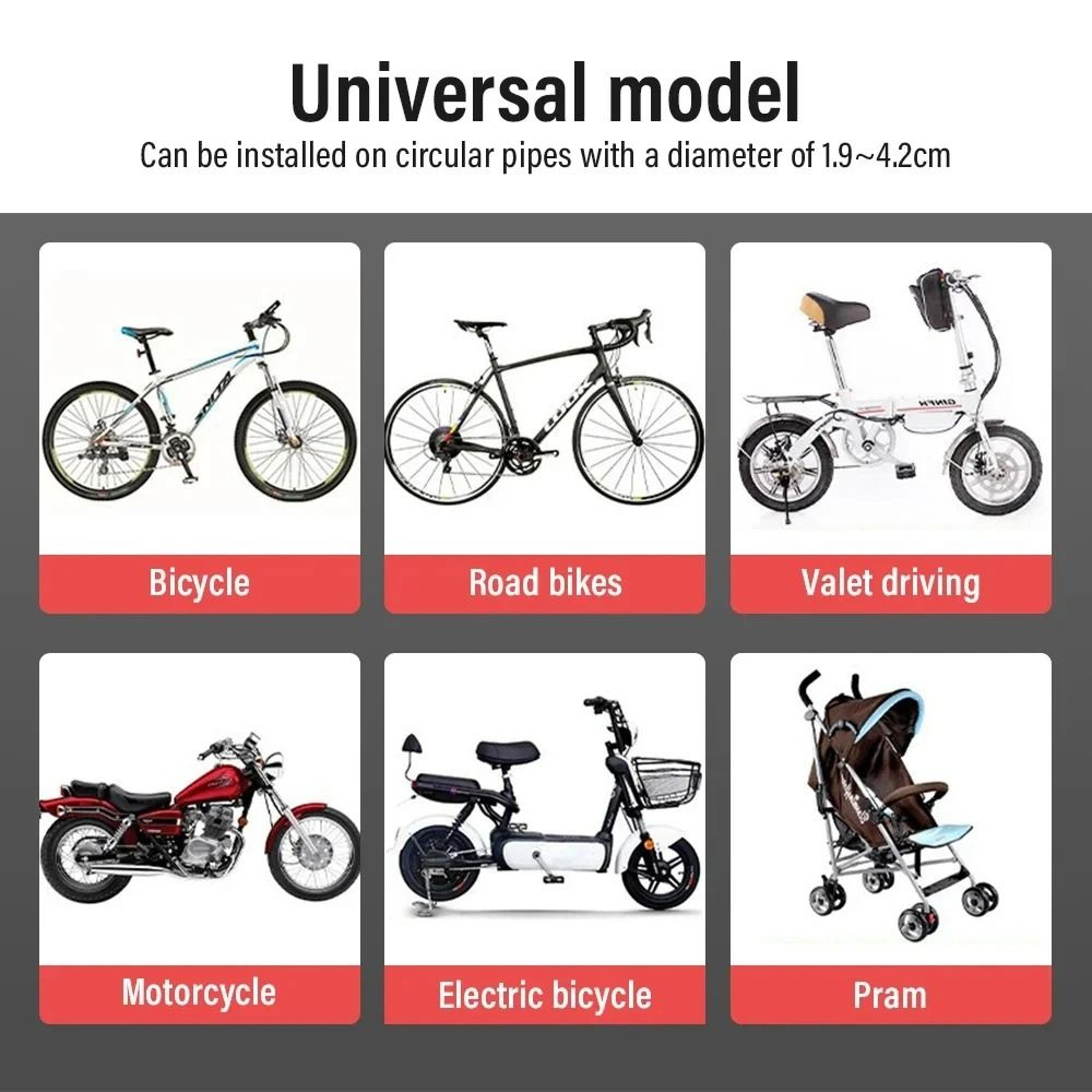 Universal 2in1 Bicycle  Stroller Cup Holder  ToolFree Mounting For MTB Road And Baby Carts 6