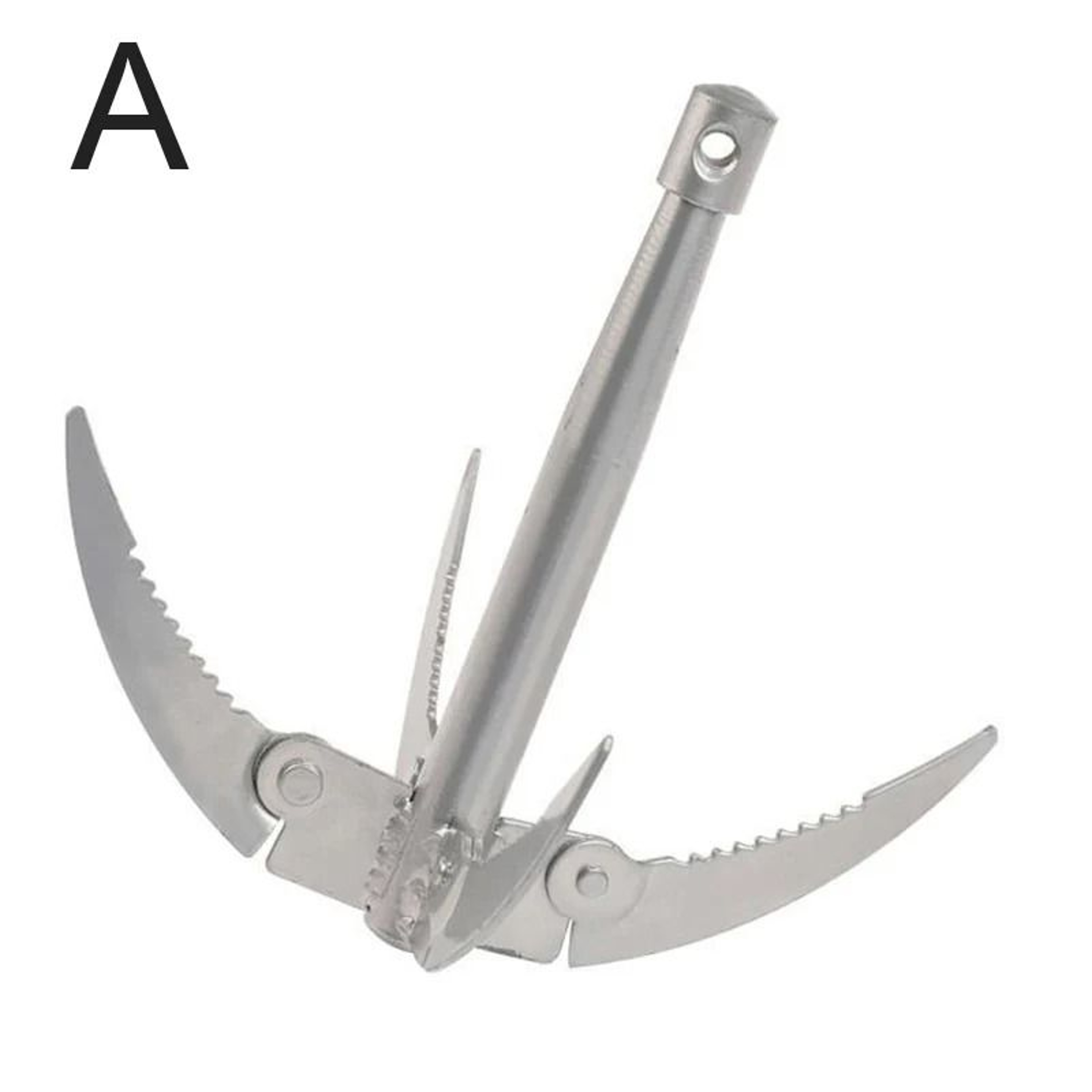 Folding Boat Anchor  Grappling Hook  Sturdy Survival Tool For Canoes Kayaks And Small Craft 6
