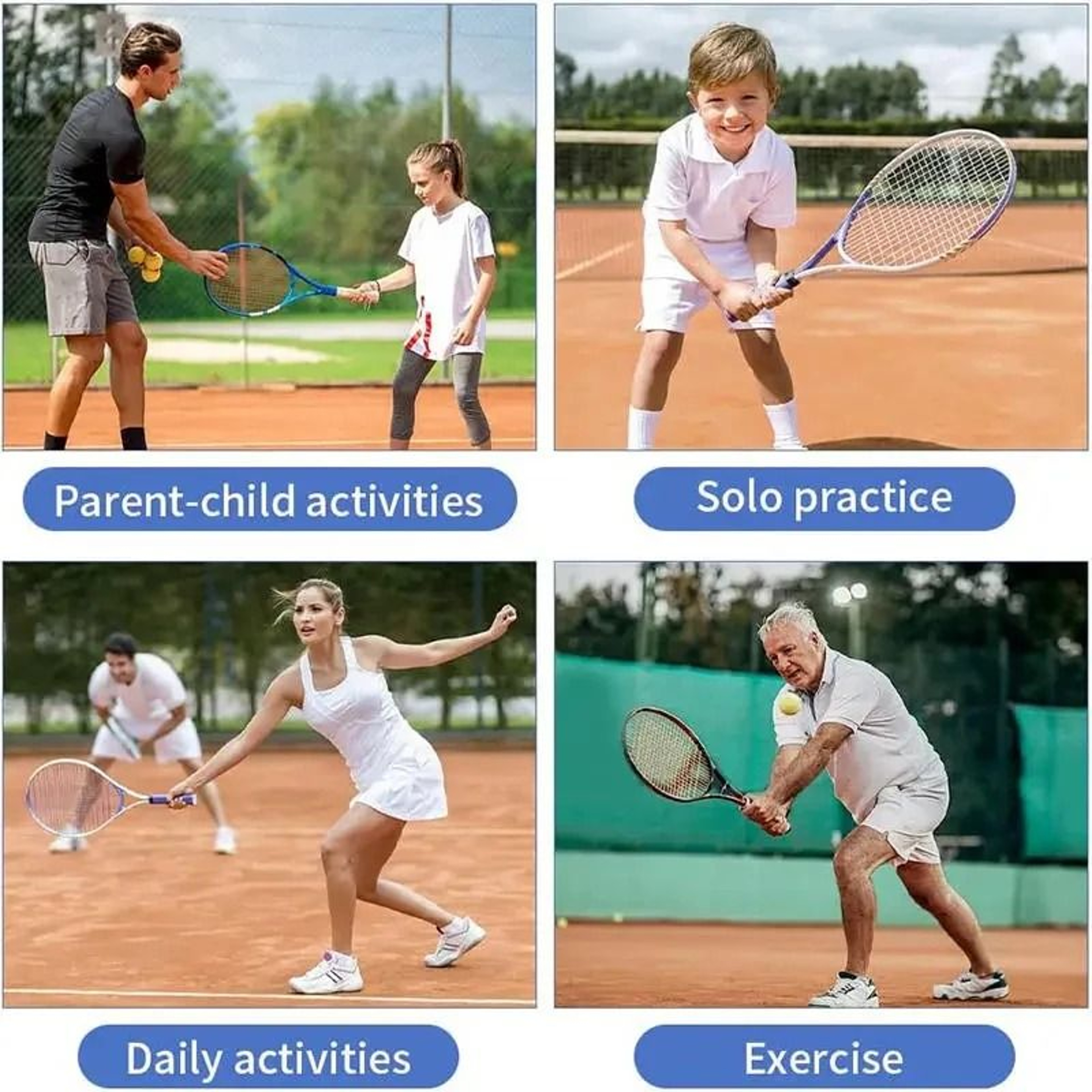 Professional Tennis Training Ball Trainer  Indoor SelfStudy Rebound Tool For Tennis Practice 3