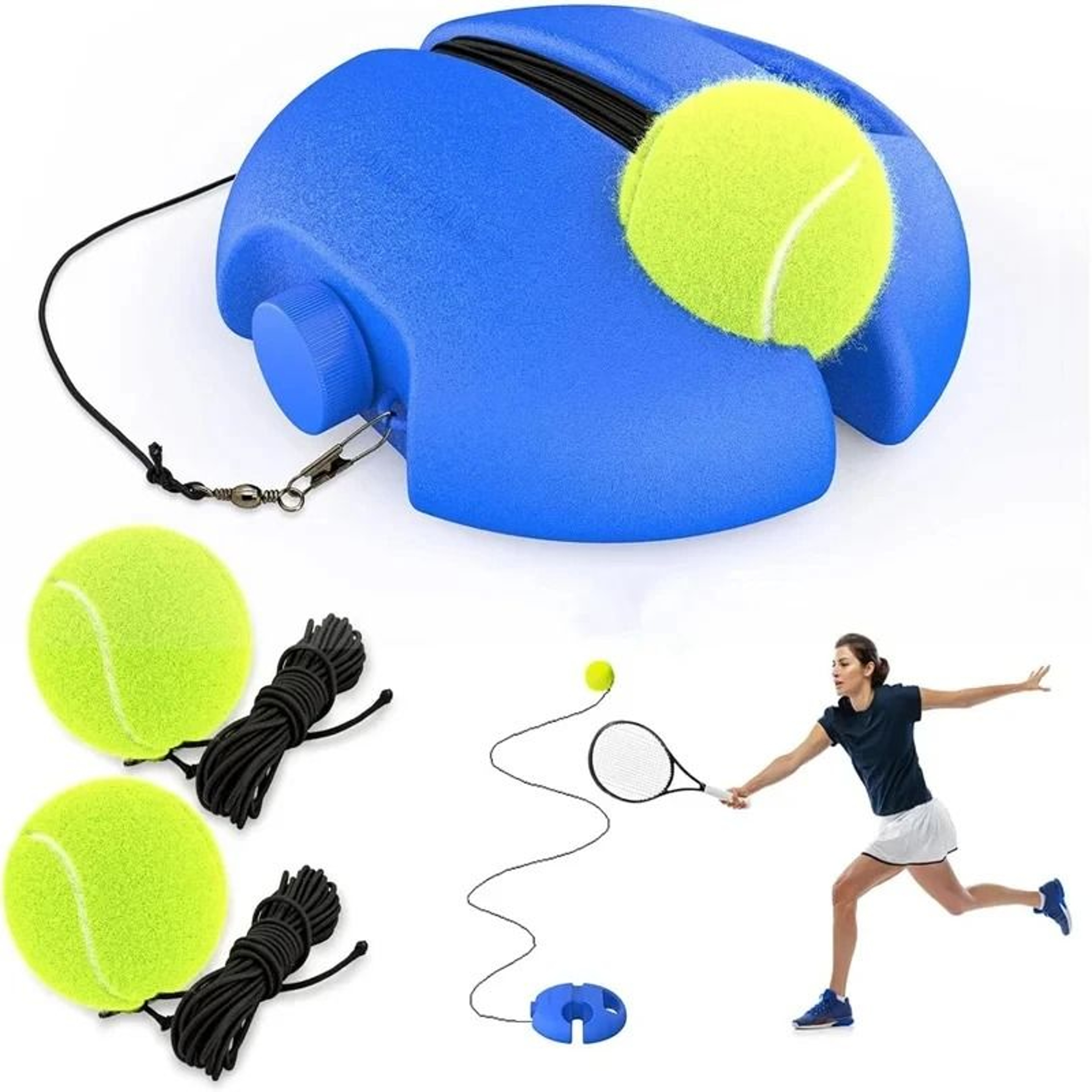 Professional Tennis Training Ball Trainer  Indoor SelfStudy Rebound Tool For Tennis Practice 5