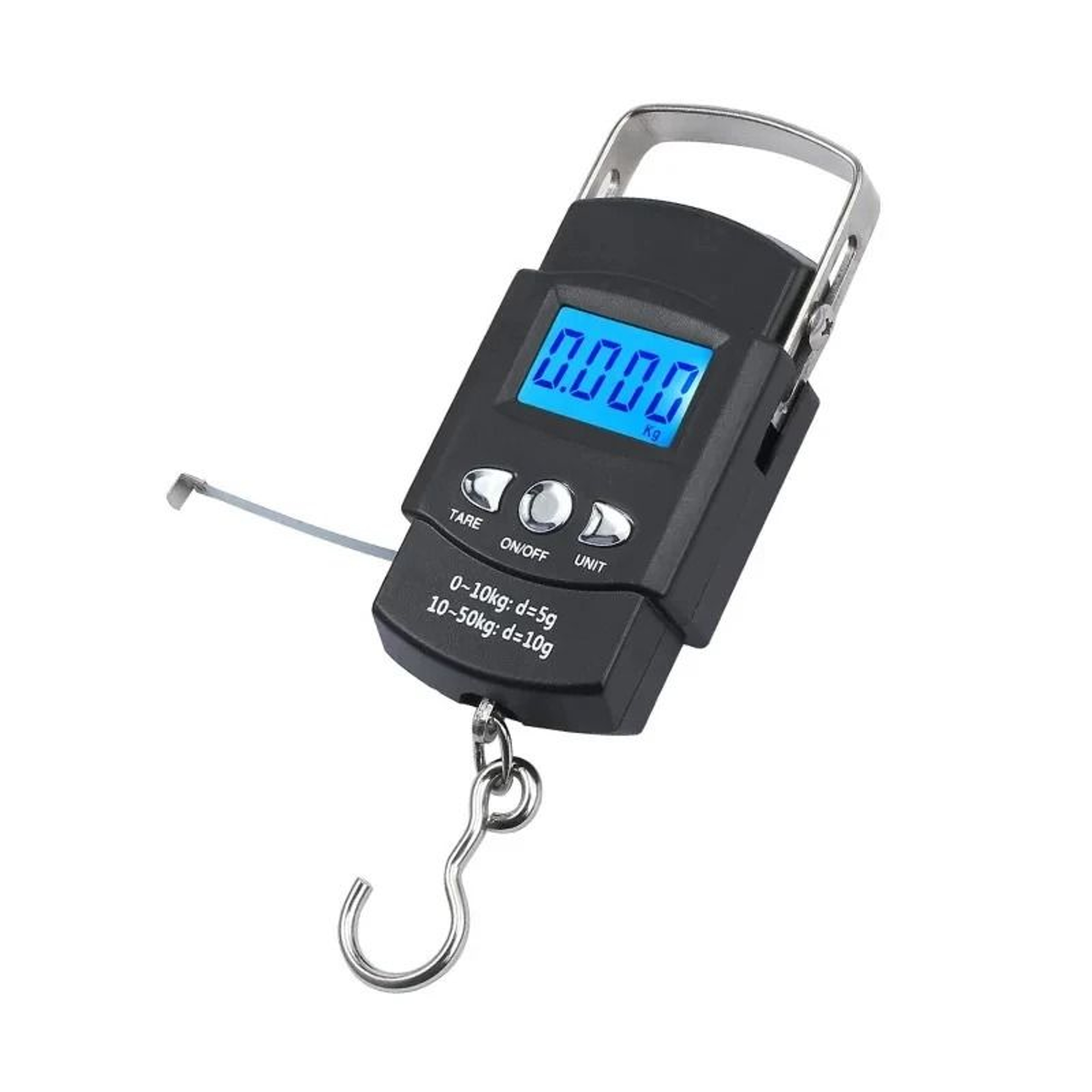 Portable 50kg Digital Luggage Scale  Electronic Hanging Scale With 100cm Measuring Tape 3