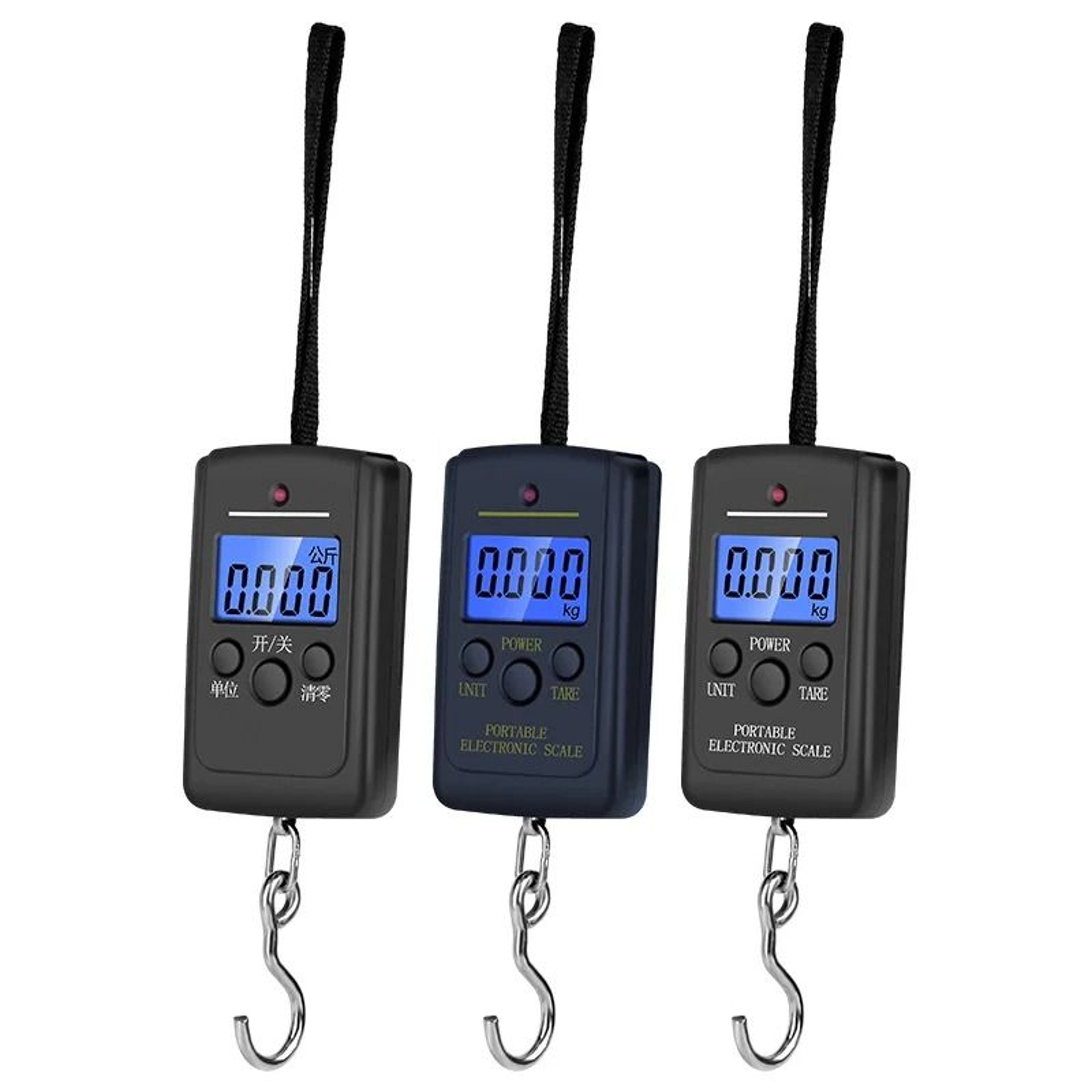 Portable 50kg Digital Luggage Scale  Electronic Hanging Scale With 100cm Measuring Tape 4