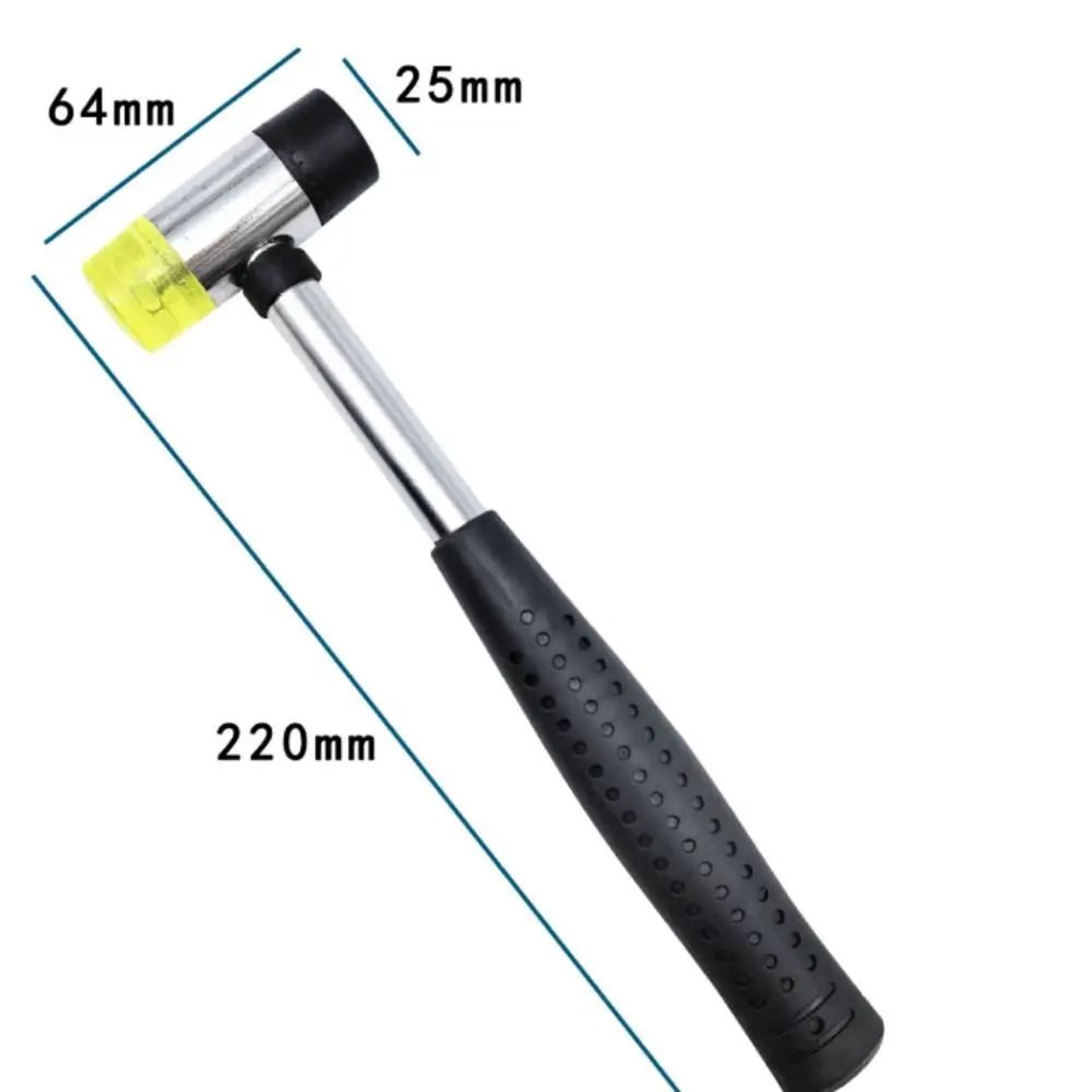 DoubleHeaded Guitar Fret Hammer  Rubber  Hard Surface Luthier Tool For Fretboard Repair 2