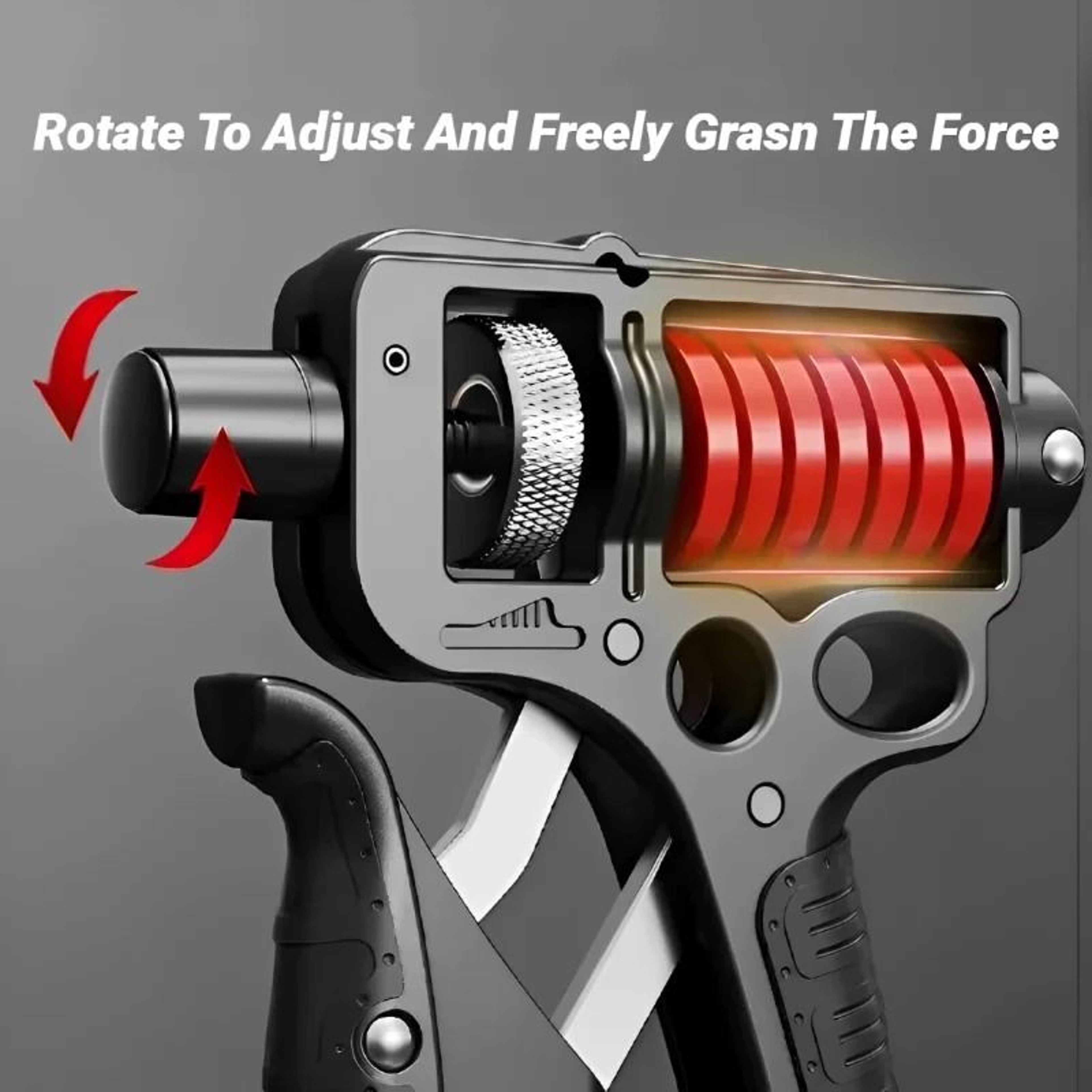 Adjustable Hand Grip Strengthener  5kg To 165kg HeavyDuty Forearm  Finger Trainer 0