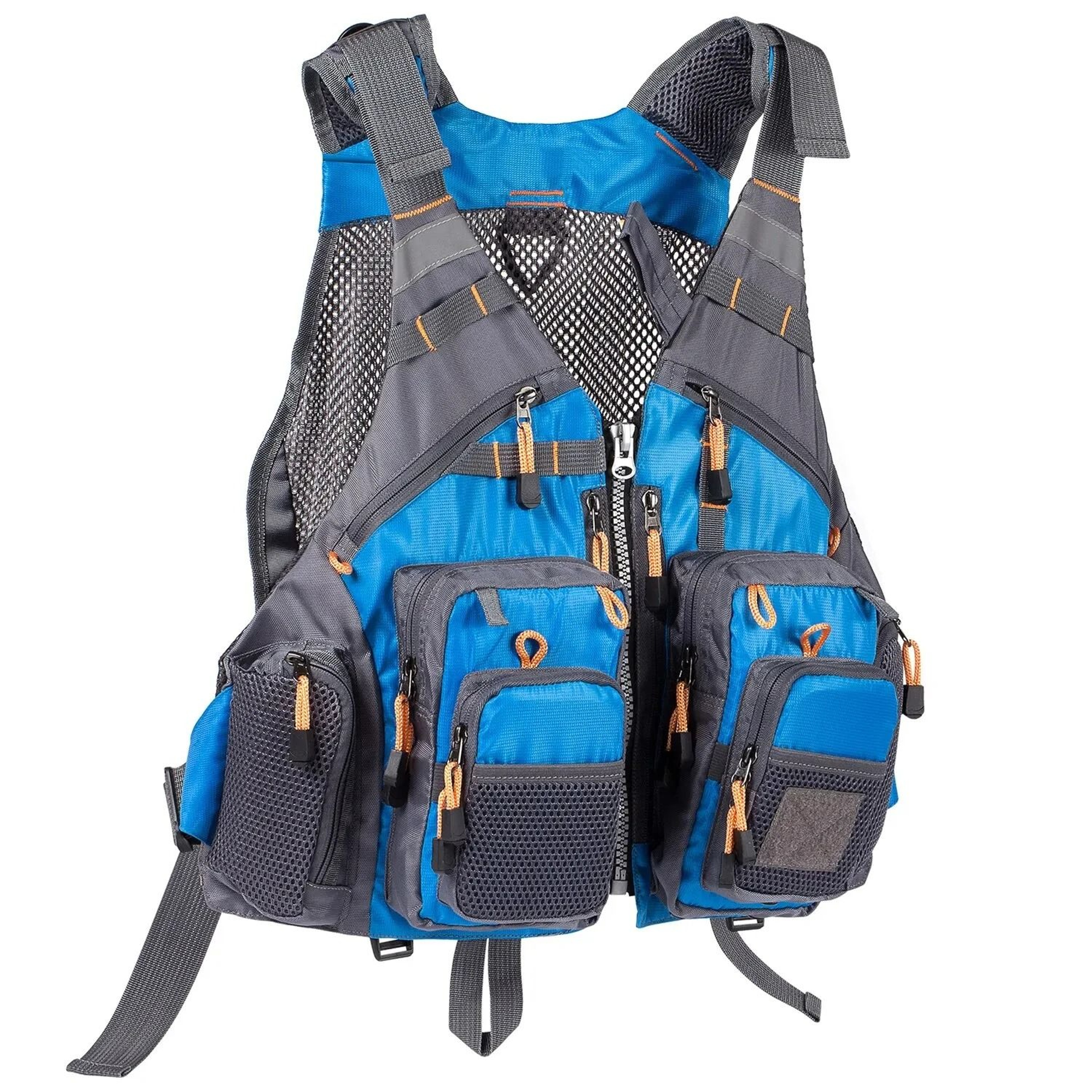 Breathable MultiPocket Fishing Vest  Adjustable Outdoor Safety Gear For Mountaineering  Hiking 7