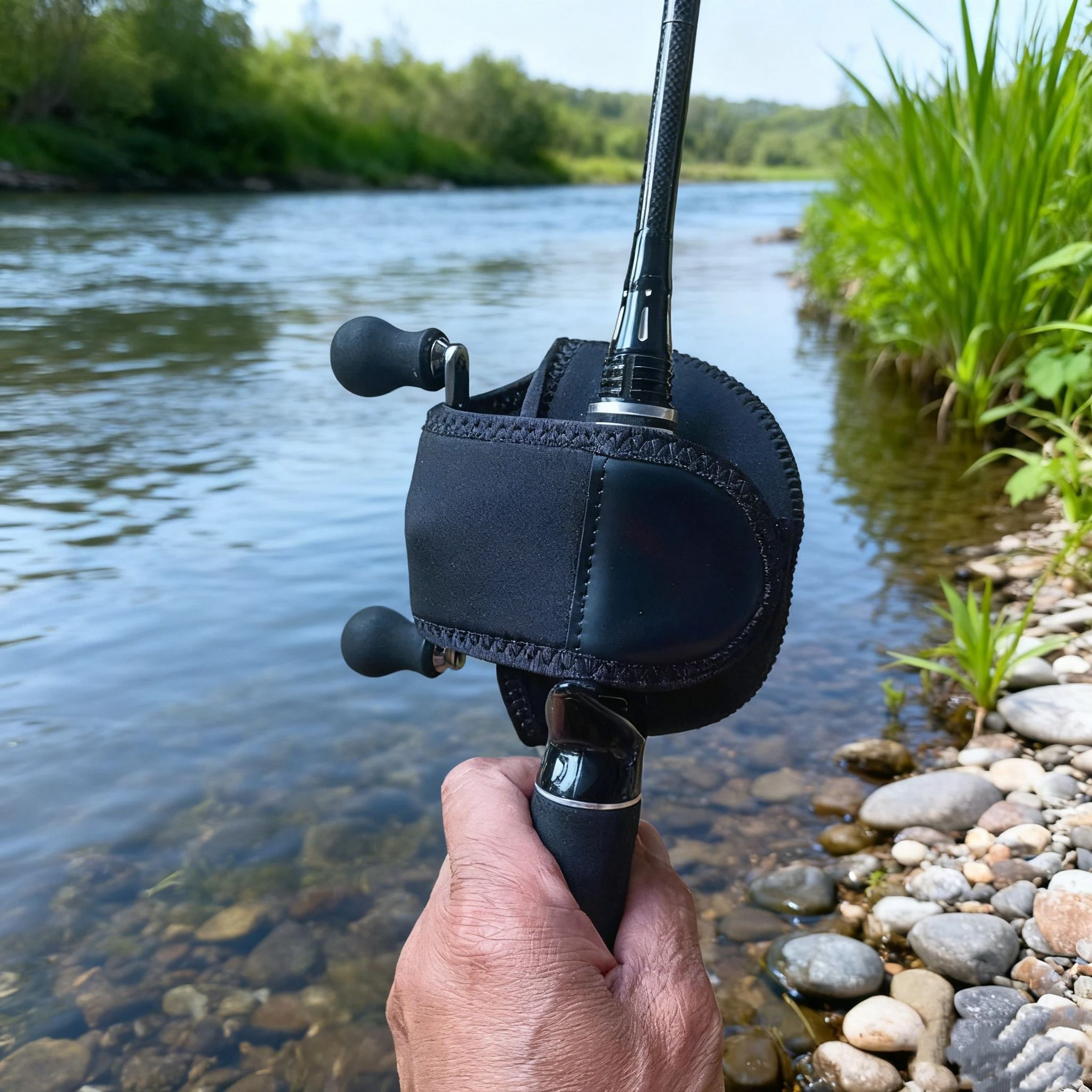Universal Fishing Reel Bag  Nylon Protective Cover Pouch For Baitcasting Spinning And Trolling Reel 0