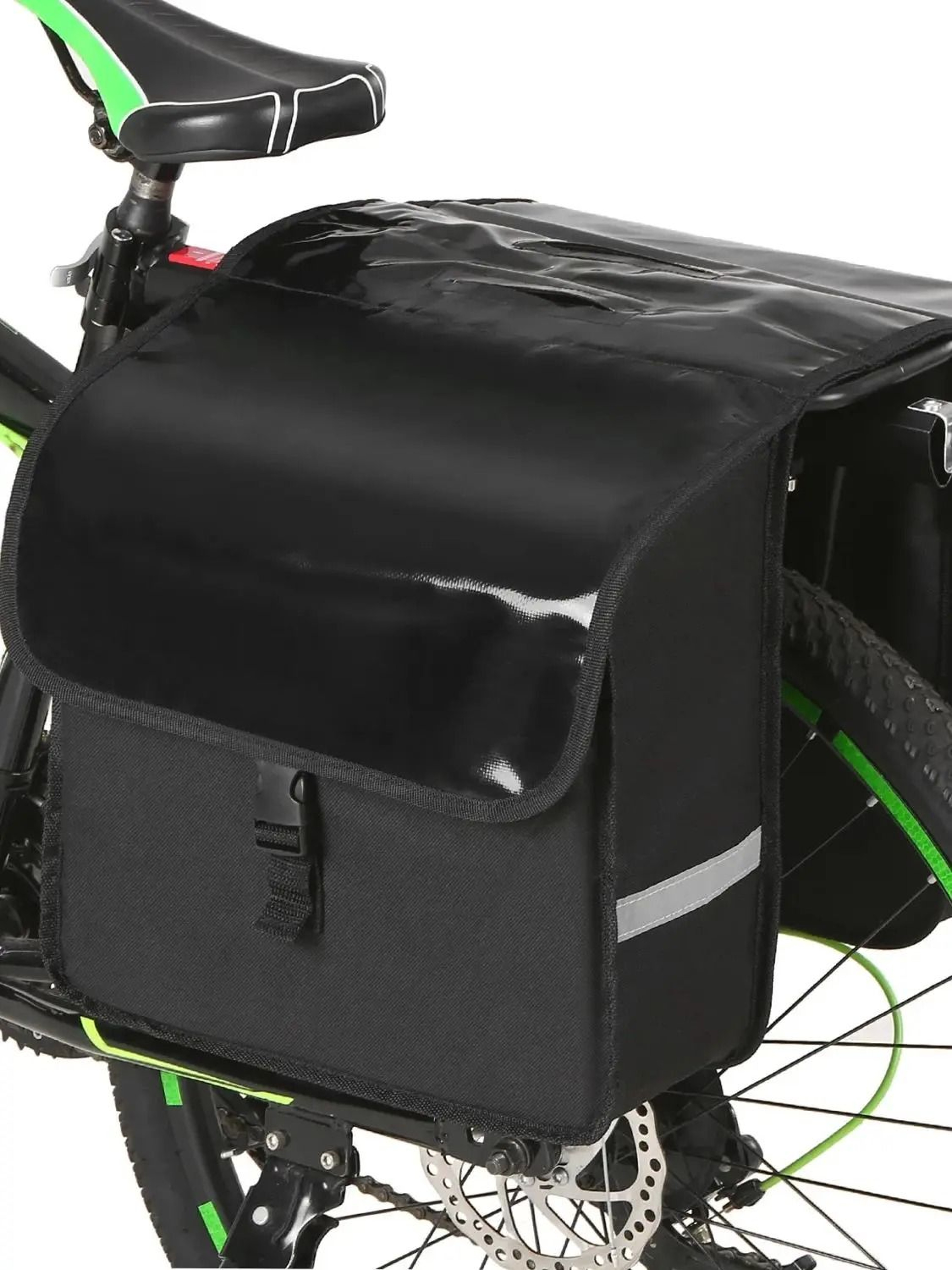 28L HeavyDuty Water Resistant Bicycle Trunk Bag  Large Capacity Rear Rack Pannier For Commuting  MT 2