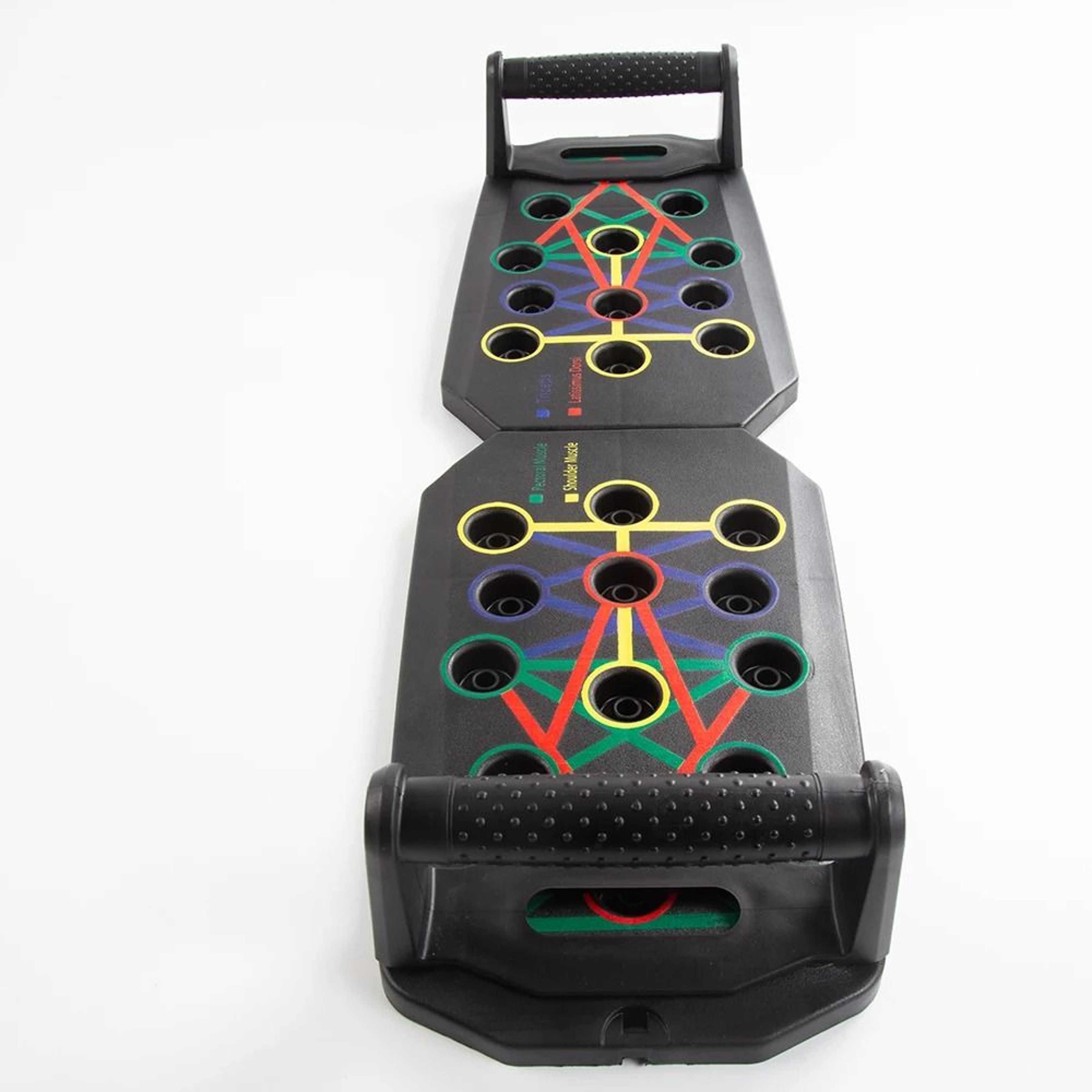 Portable Foldable PushUp Board Set  Multifunctional Fitness Equipment For Full Upper Body Training 2