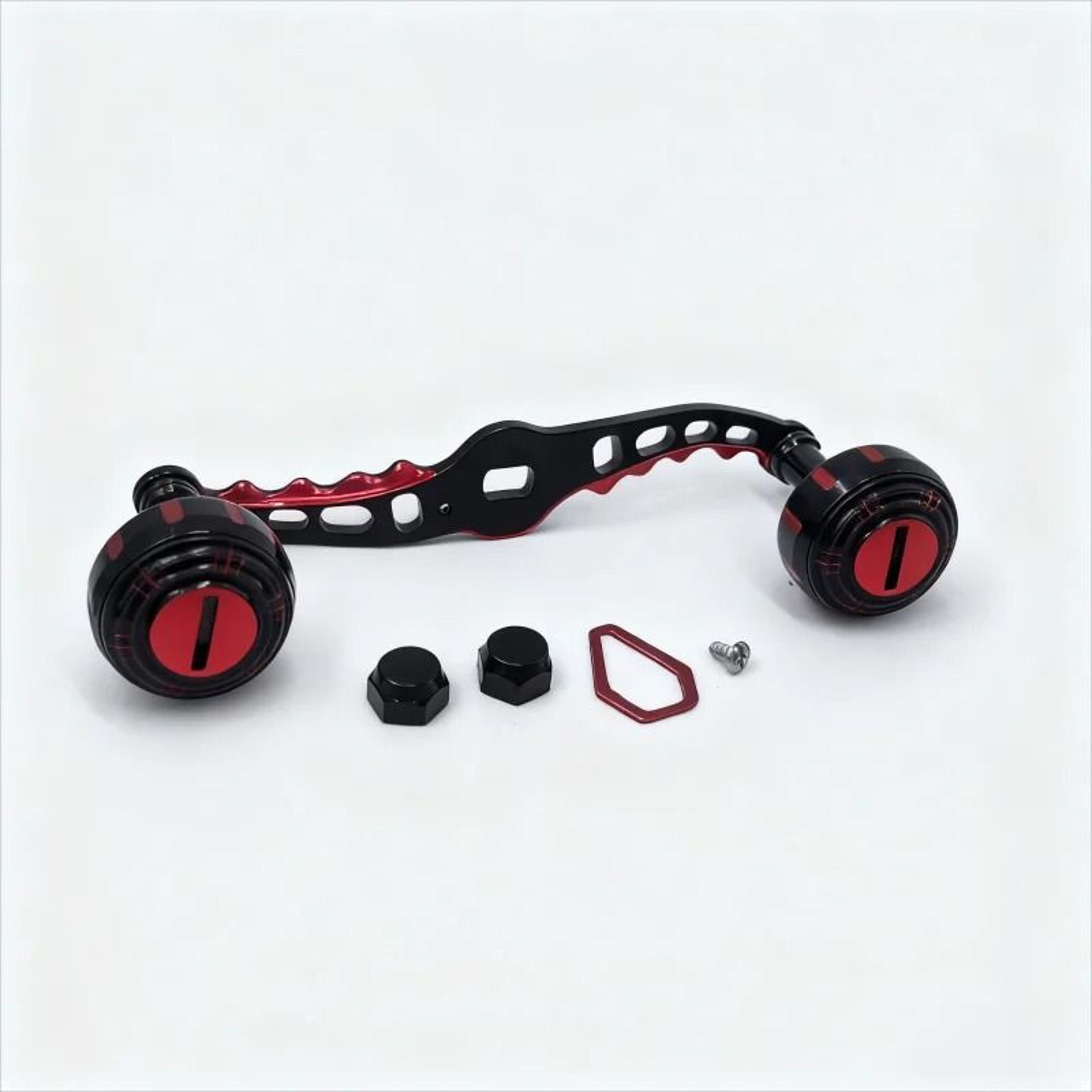 Lightweight Carbon Fiber Baitcasting Reel Handle Upgrade Kit  Metal EVA Knobs For Spinning Rod Modi 0