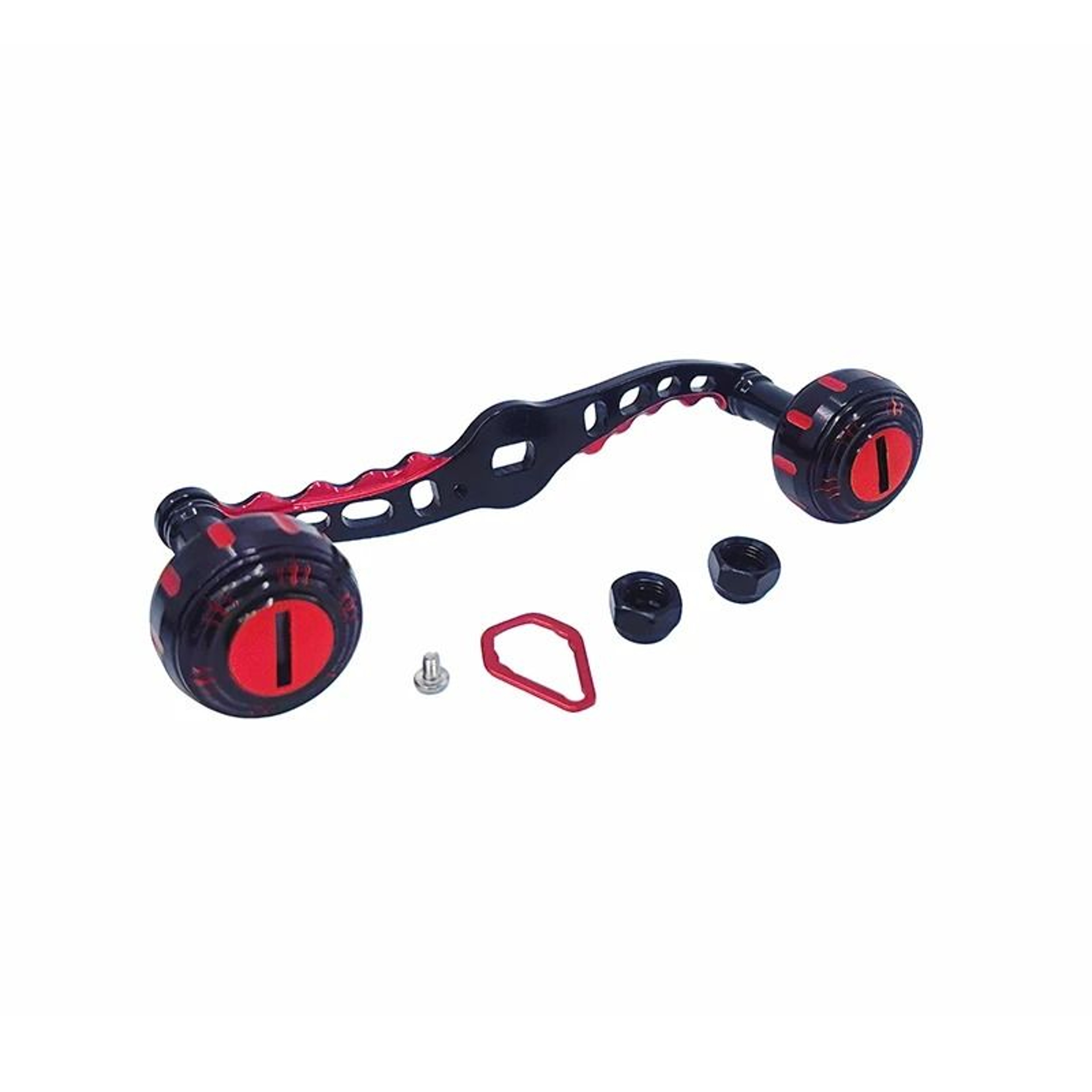 Lightweight Carbon Fiber Baitcasting Reel Handle Upgrade Kit  Metal EVA Knobs For Spinning Rod Modi 8