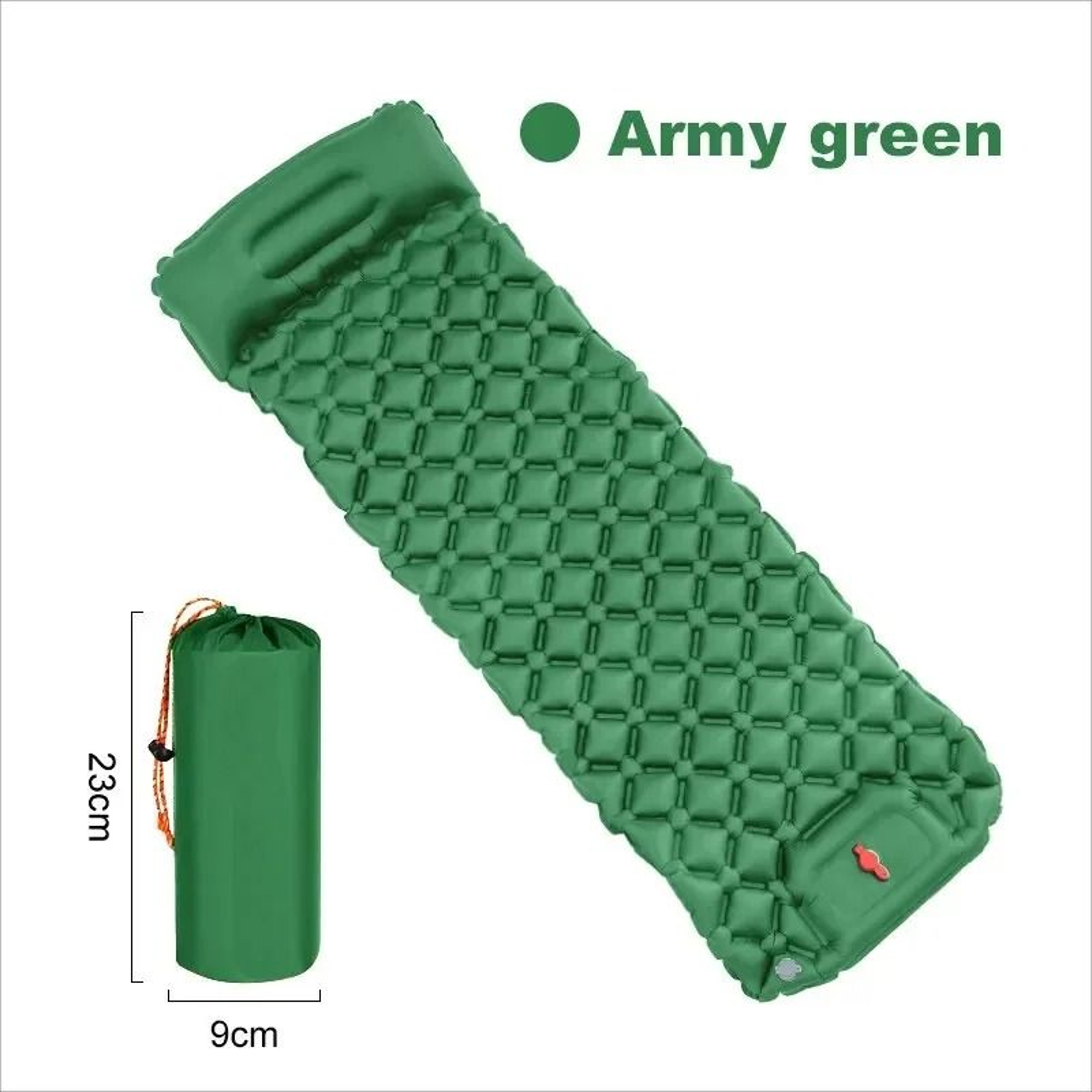 Ultralight Outdoor Camping Air Mattress  Portable Inflatable Sleeping Pad With Builtin Pump  Pillow 9