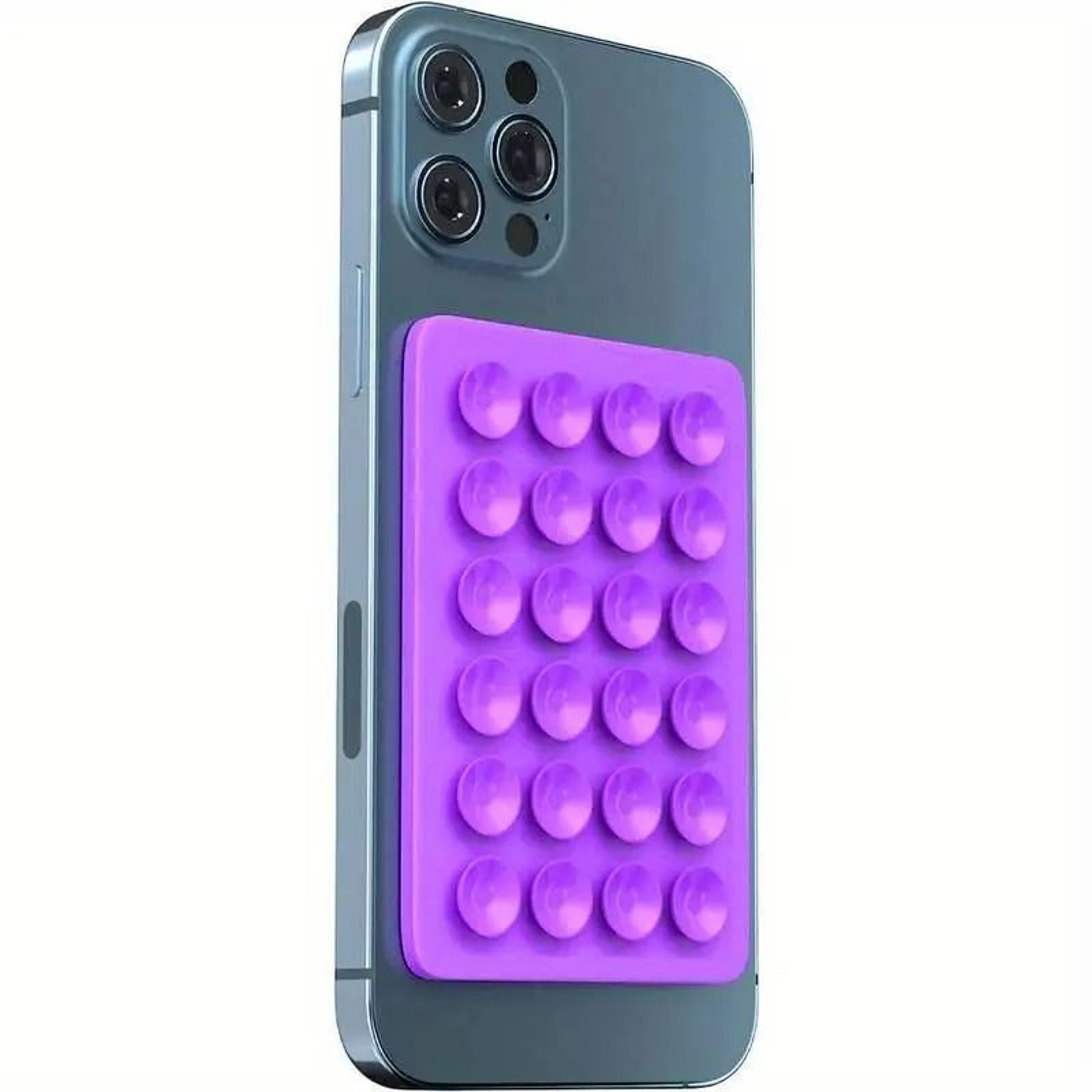 Square Silicone Suction Phone Holder Mat  MultiFunctional AntiSlip Suction Cup Stand For Mobile Cas 6