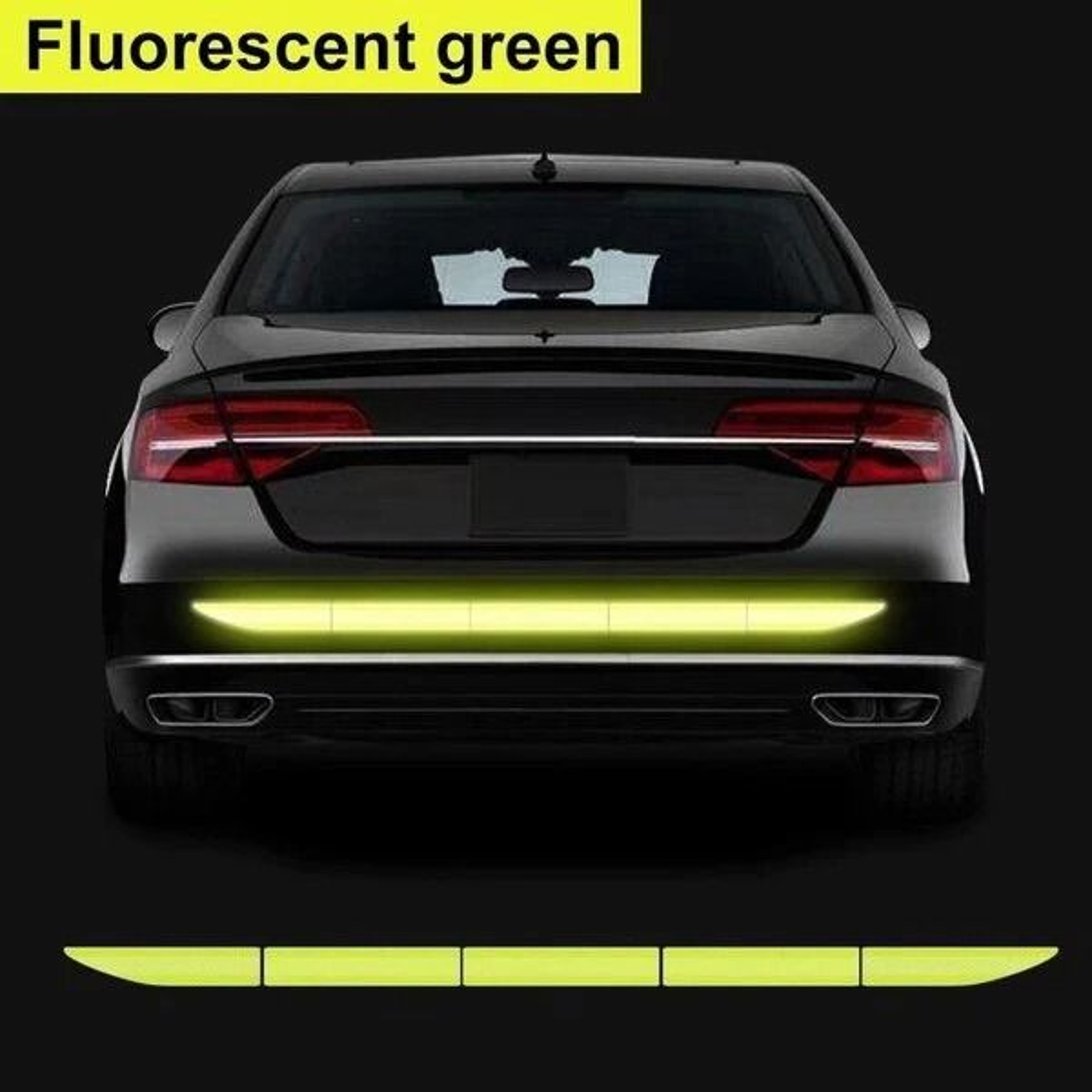 Reflective Car Decal Safety Warning Strips  Universal AntiCollision Night Reflector Tape For Vehicl 9