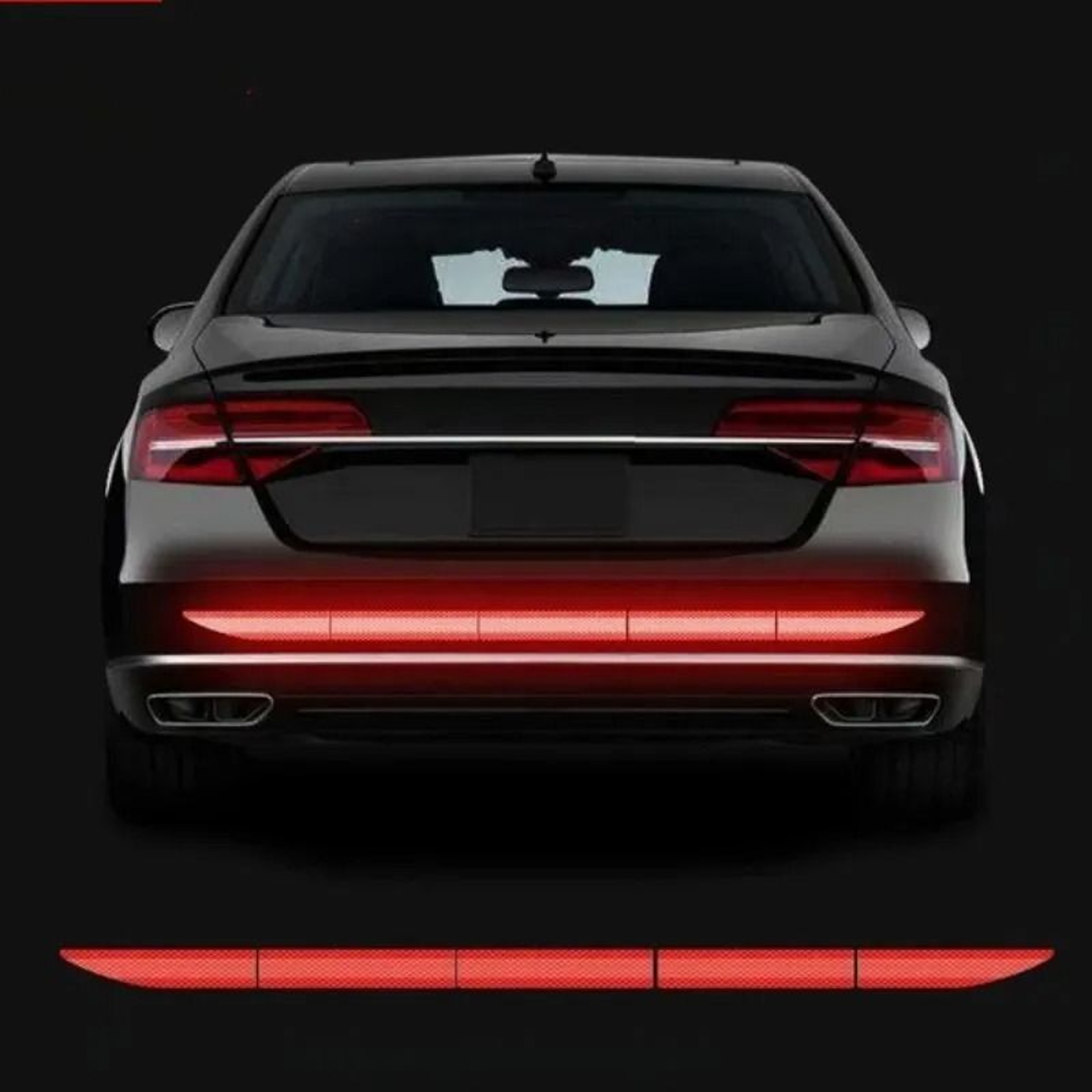 Reflective Car Decal Safety Warning Strips  Universal AntiCollision Night Reflector Tape For Vehicl 5