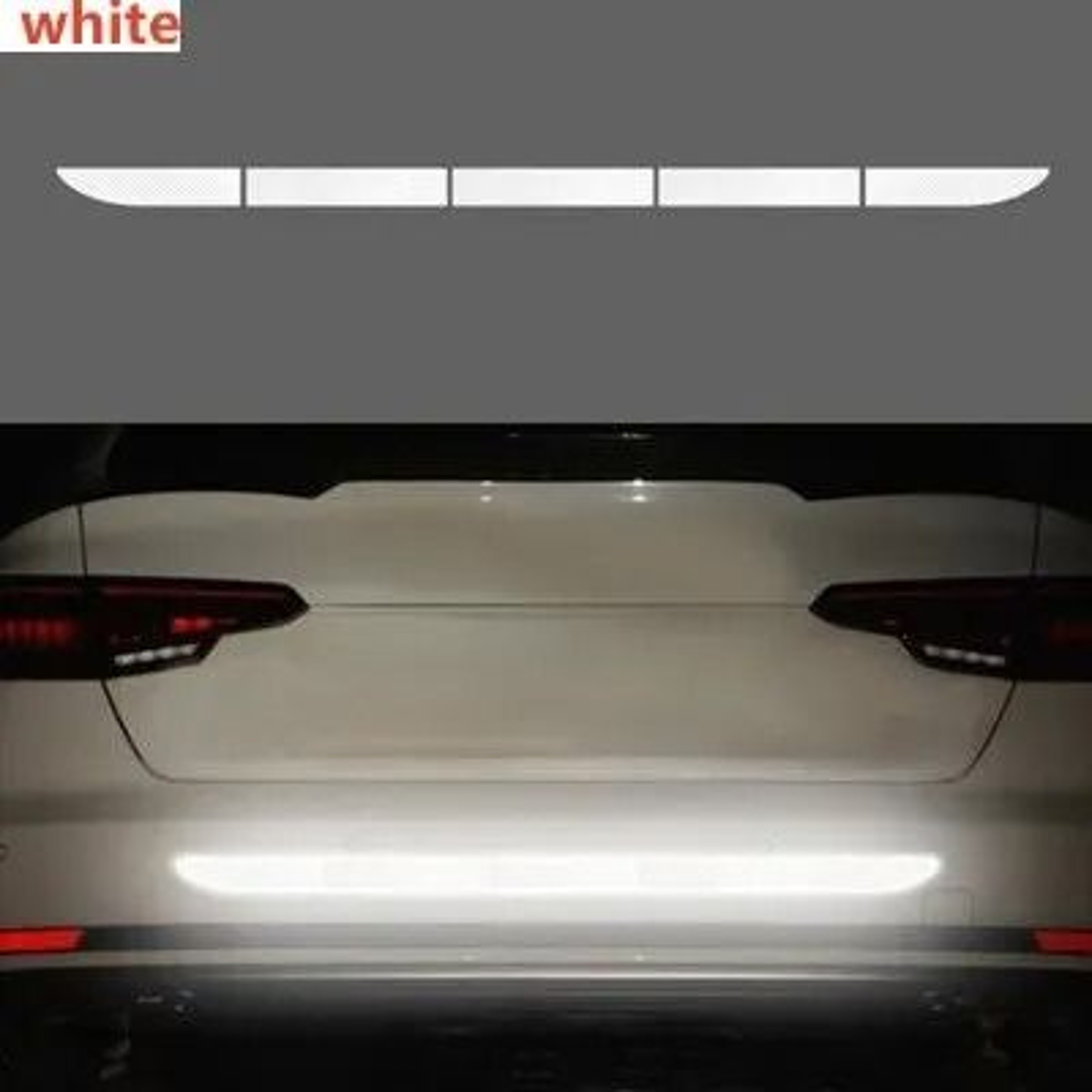 Reflective Car Decal Safety Warning Strips  Universal AntiCollision Night Reflector Tape For Vehicl 7