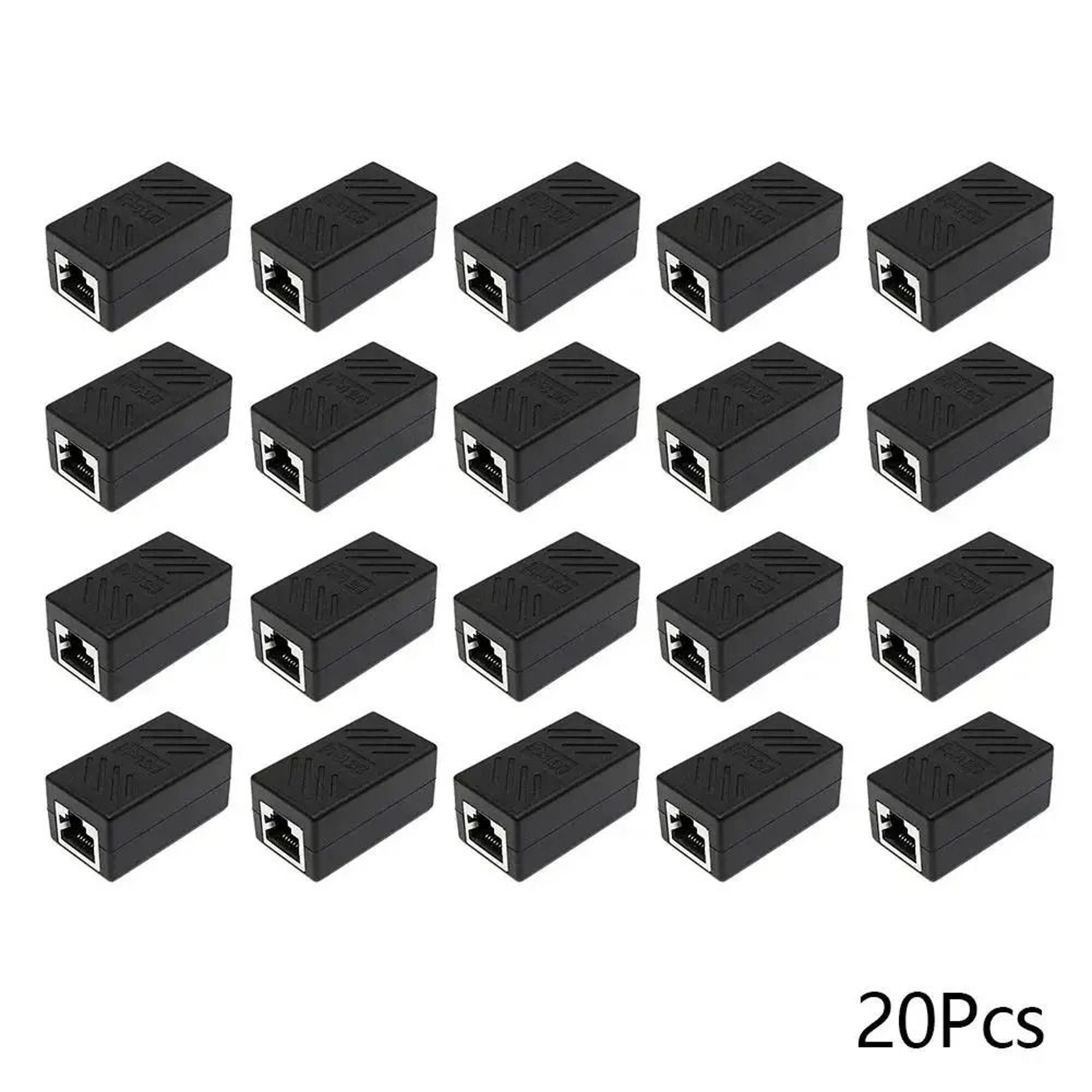 RJ45 Ethernet Coupler Extender  Female To Female Cat5Cat6 Connector Adapter For Networking 9