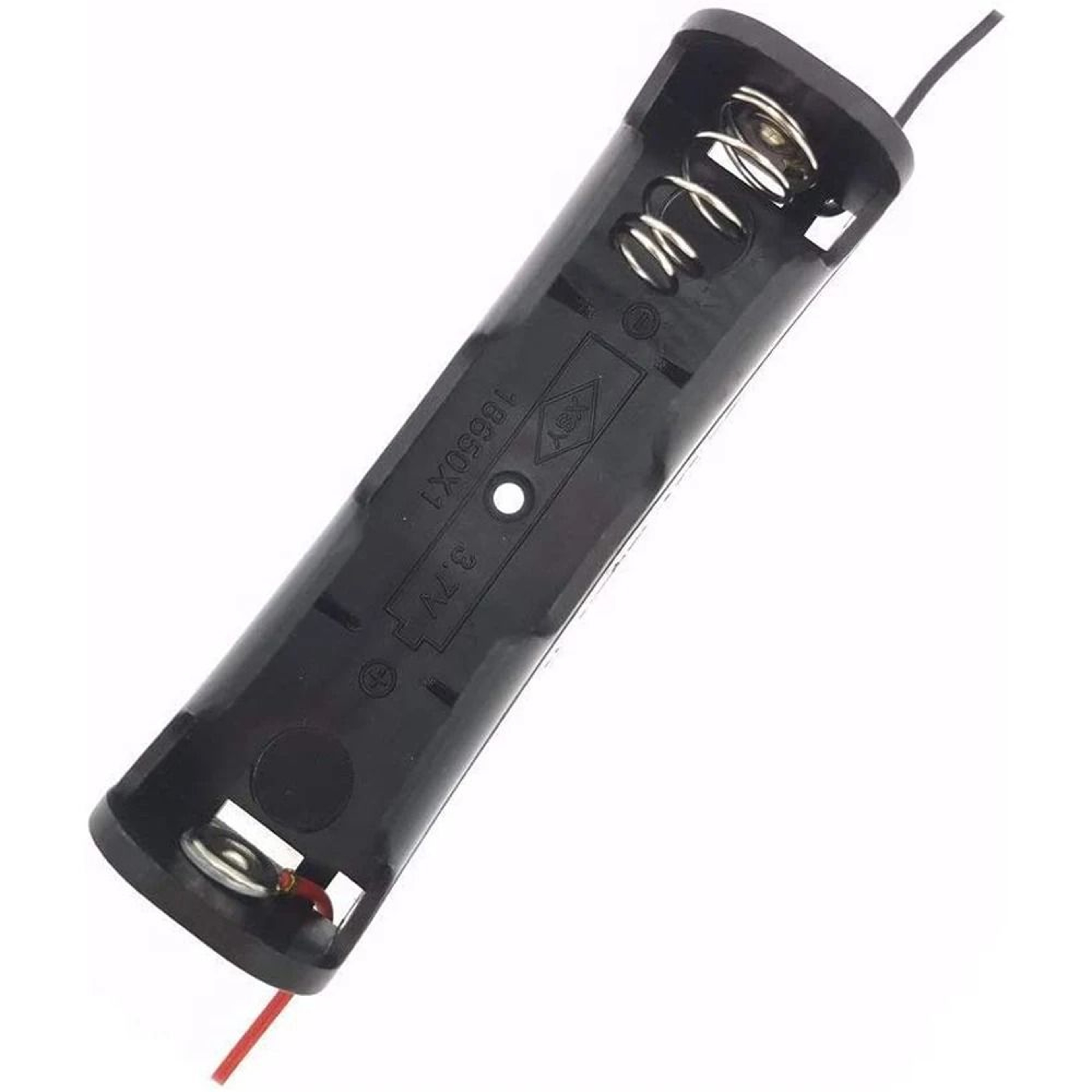 10Piece 18650 Battery Holder Set  DIY SingleSlot Plastic Storage Box With PreSoldered Lead Wires 1
