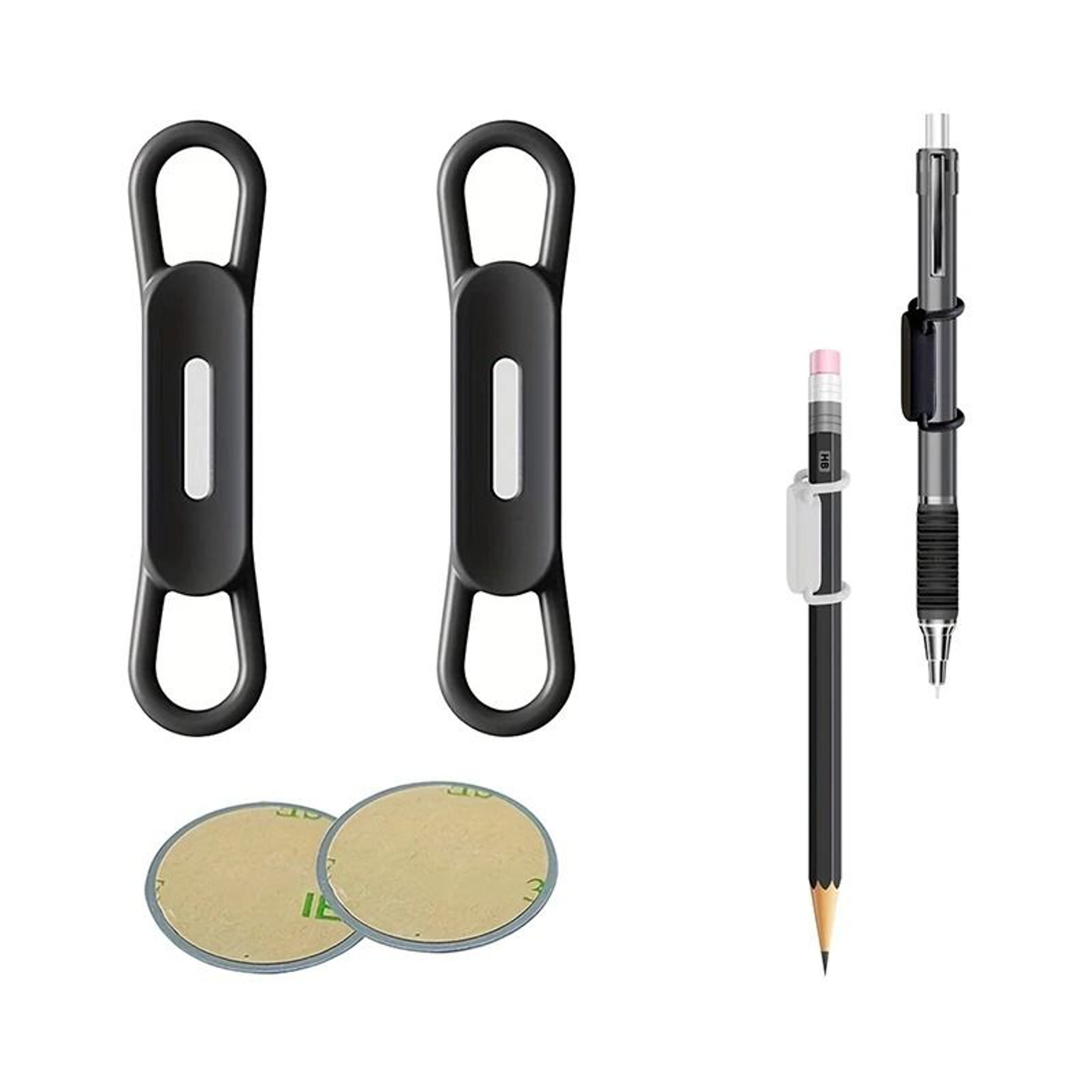 6Piece Magnetic Pencil Holder Set  Multifunction Silicone Pen Clips For Tablets  Office Organizatio 7