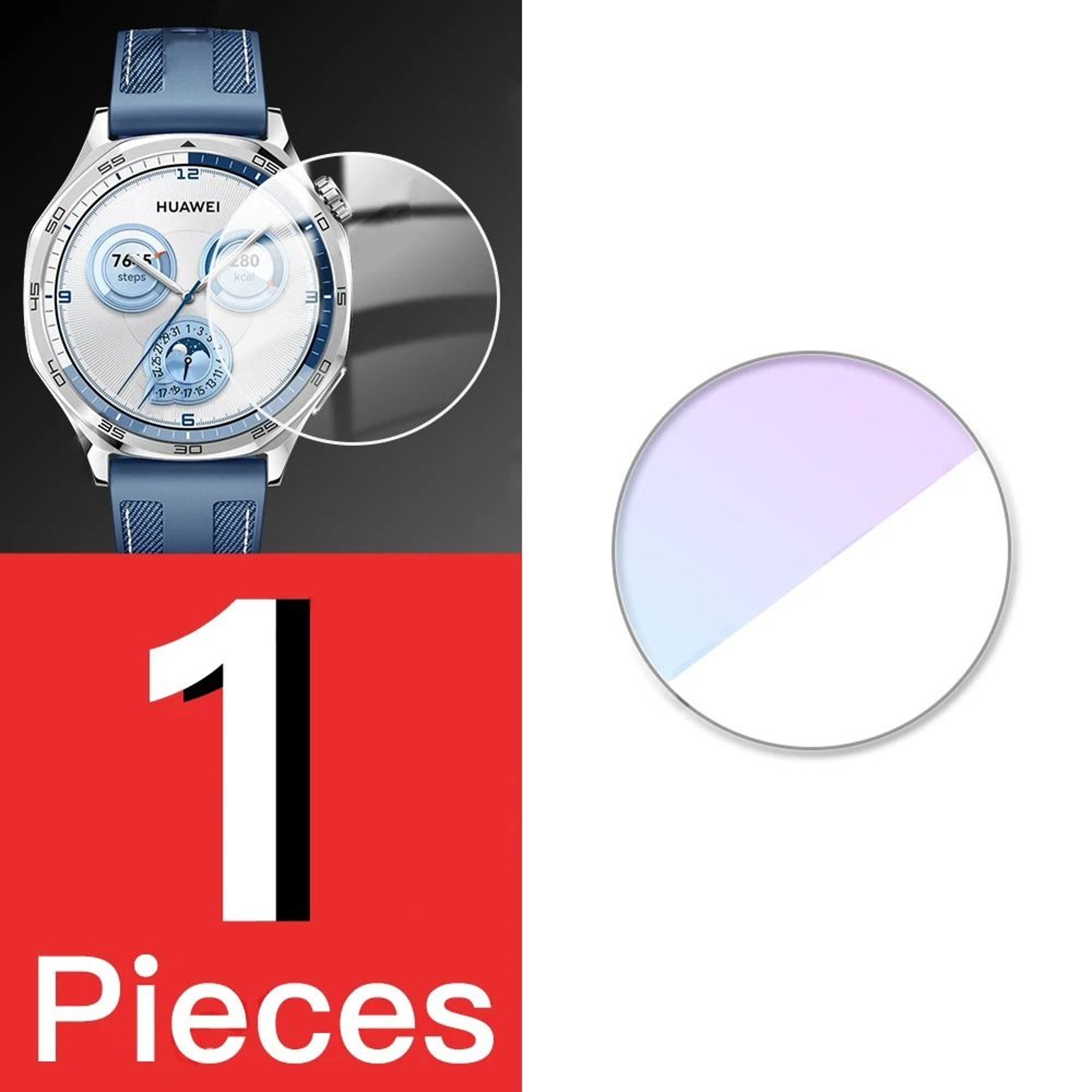 Full Screen Protector For Huawei Watch GT5 Series  HD Tempered Glass Film For GT5  GT5 Pro 464241mm 6