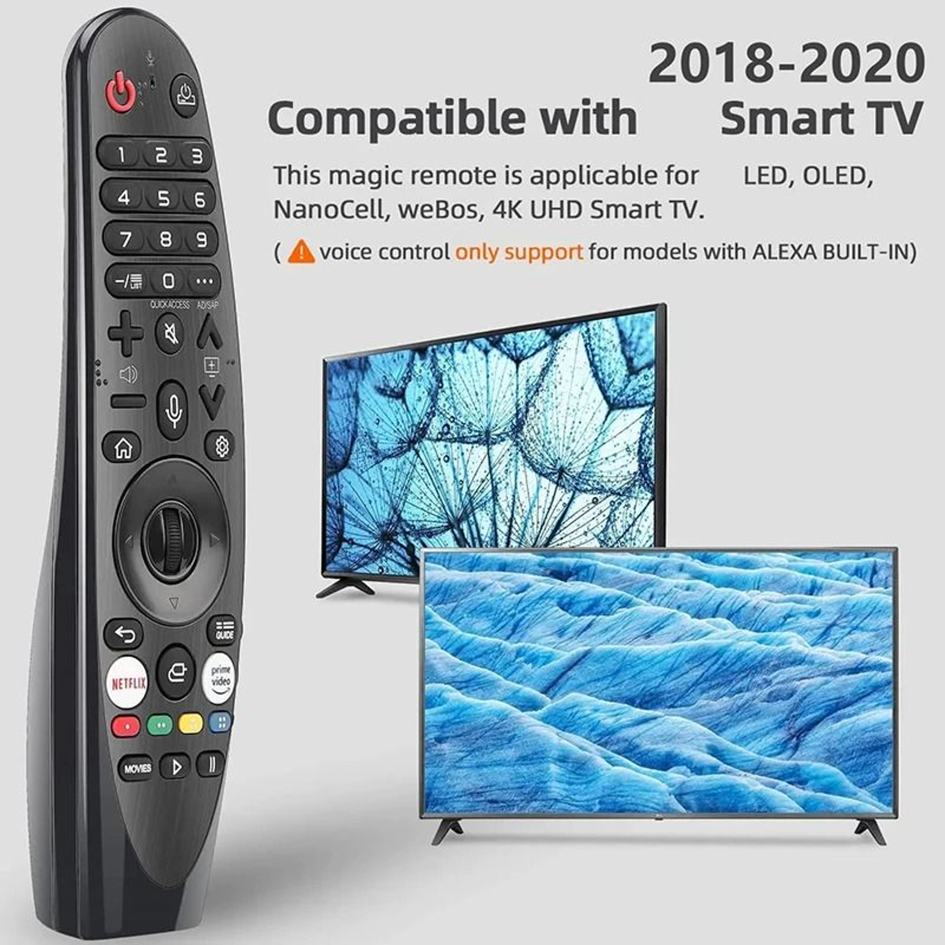 MR20GA Voice Magic Remote Replacement  Smart TV Control With Pointer  Voice Function For 20182020 M 1