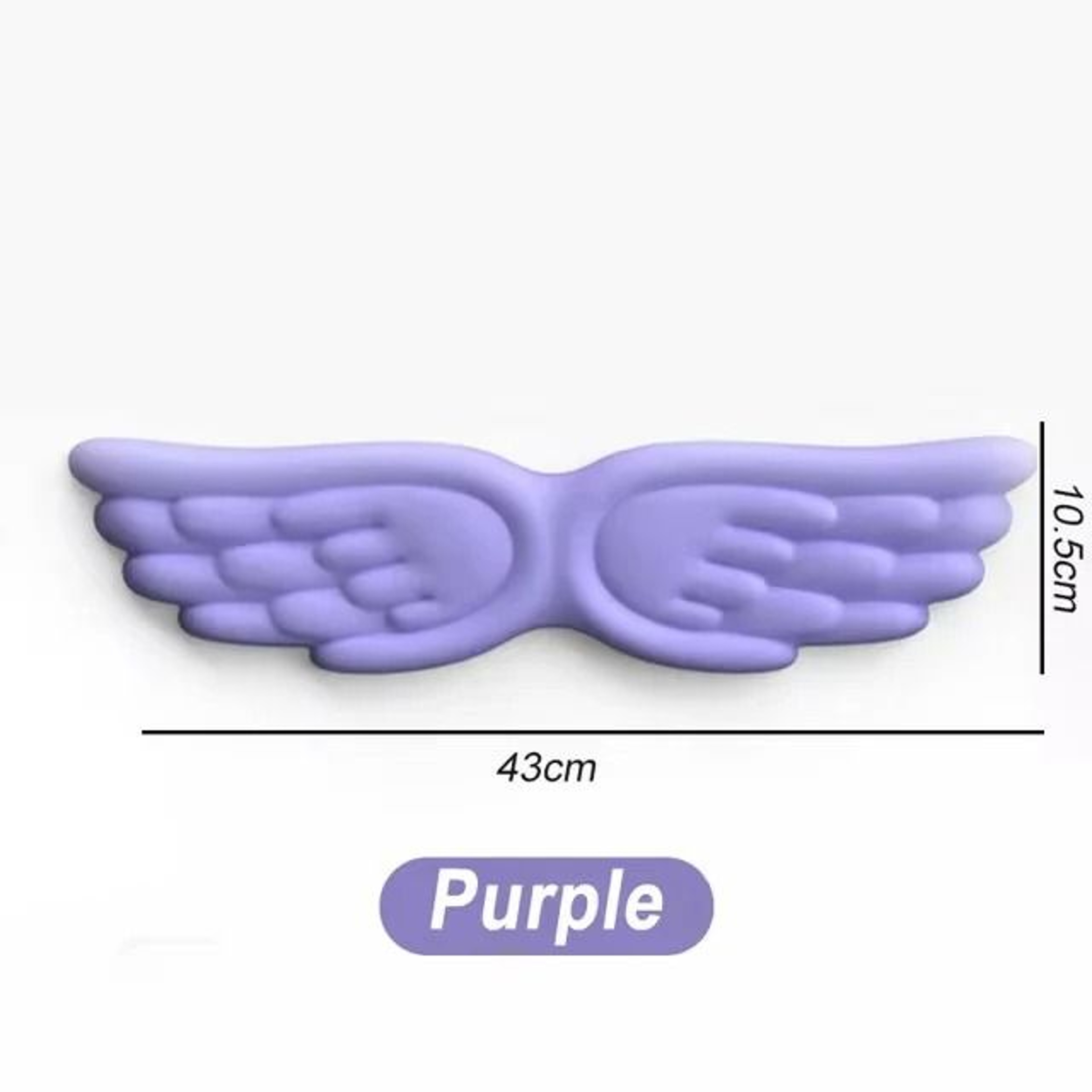 Angel Wings Ergonomic Wrist Rest Set  Memory Foam NonSlip Keyboard  Mouse Pad For Office And Gaming 11
