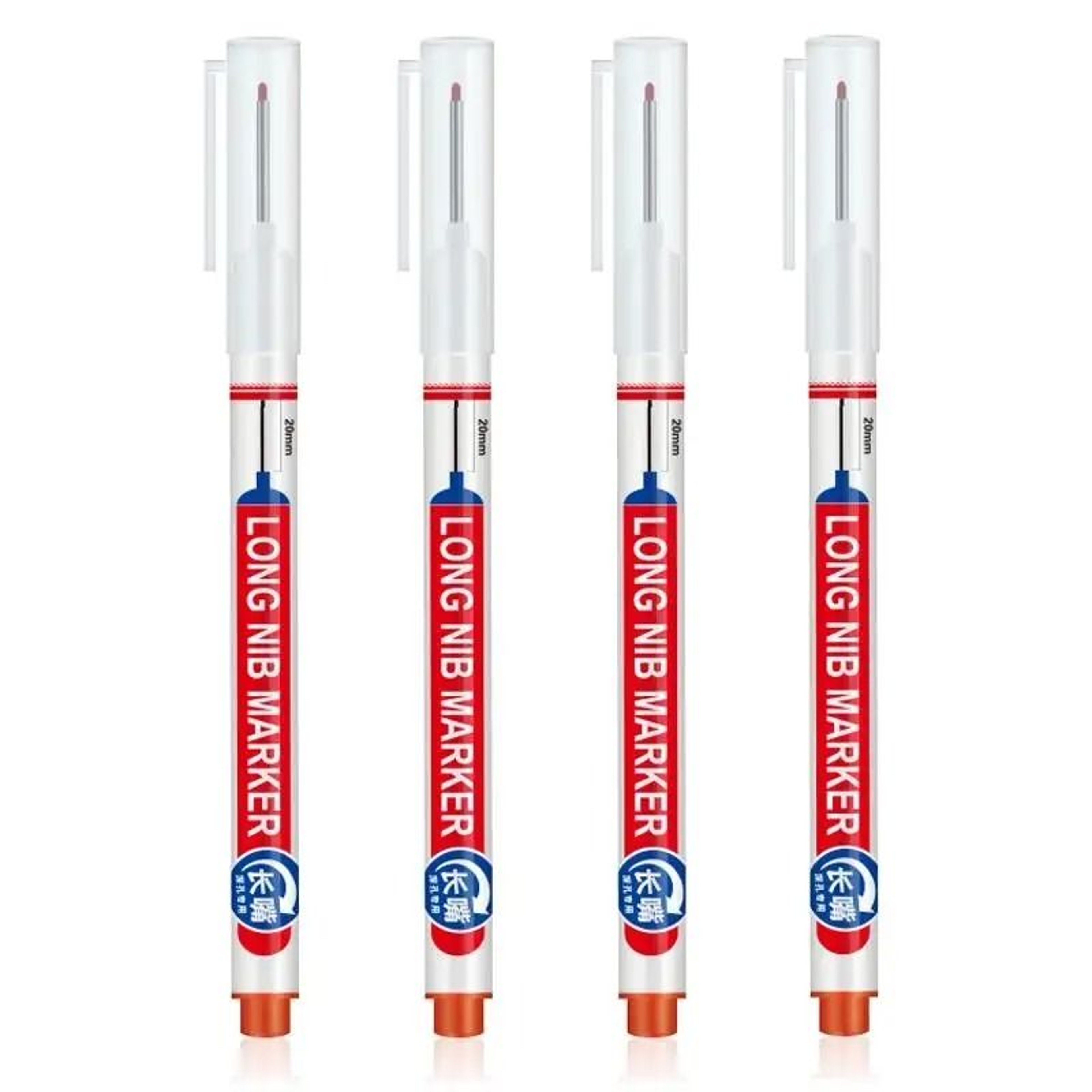 MultiPurpose 20mm Long Head Deep Hole Marker  Professional Waterproof Pen For Woodworking  Metalwor 6