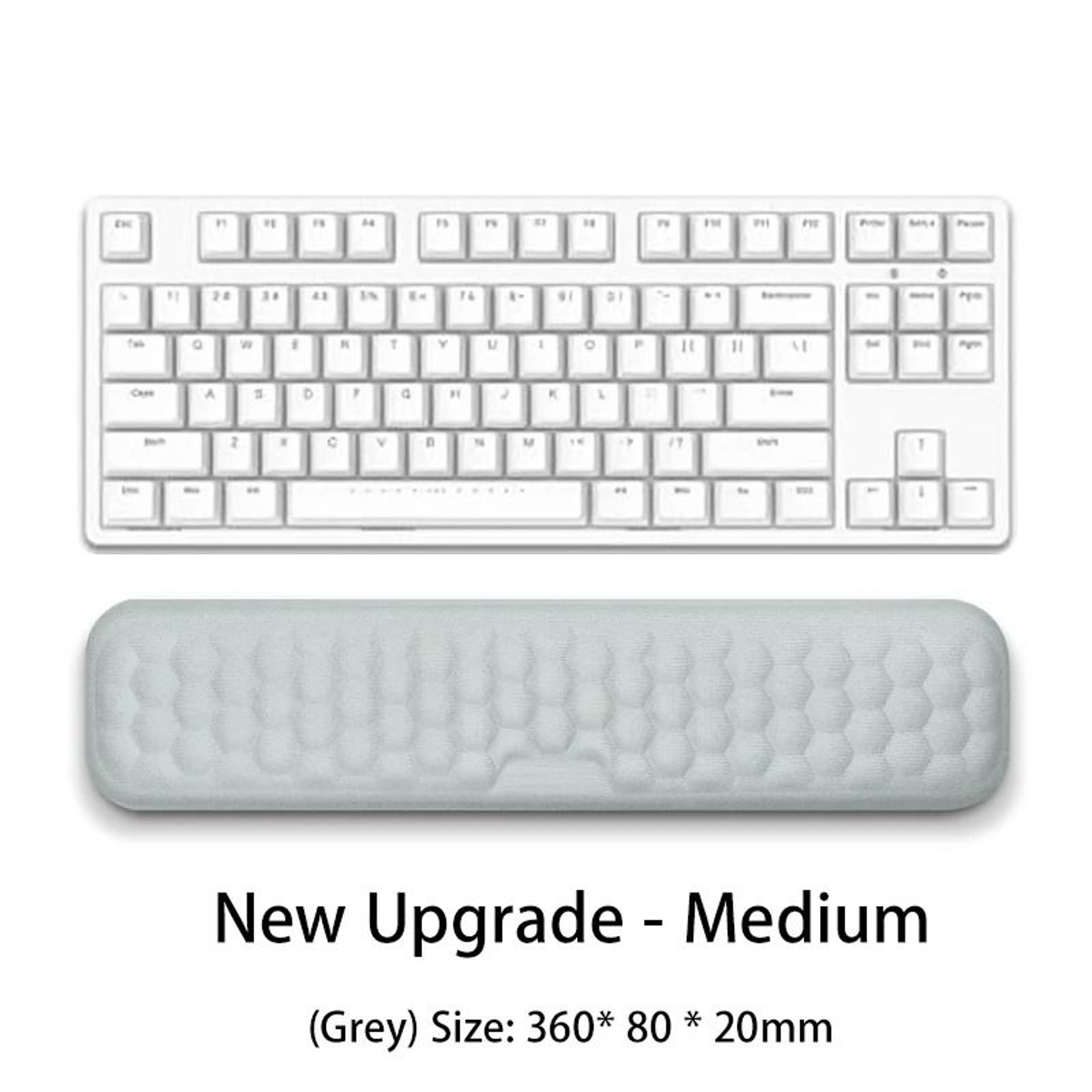 Wrist Mouse Keyboard Pad With Ergonomic Memory Foam Support For Office And Home Computers 10