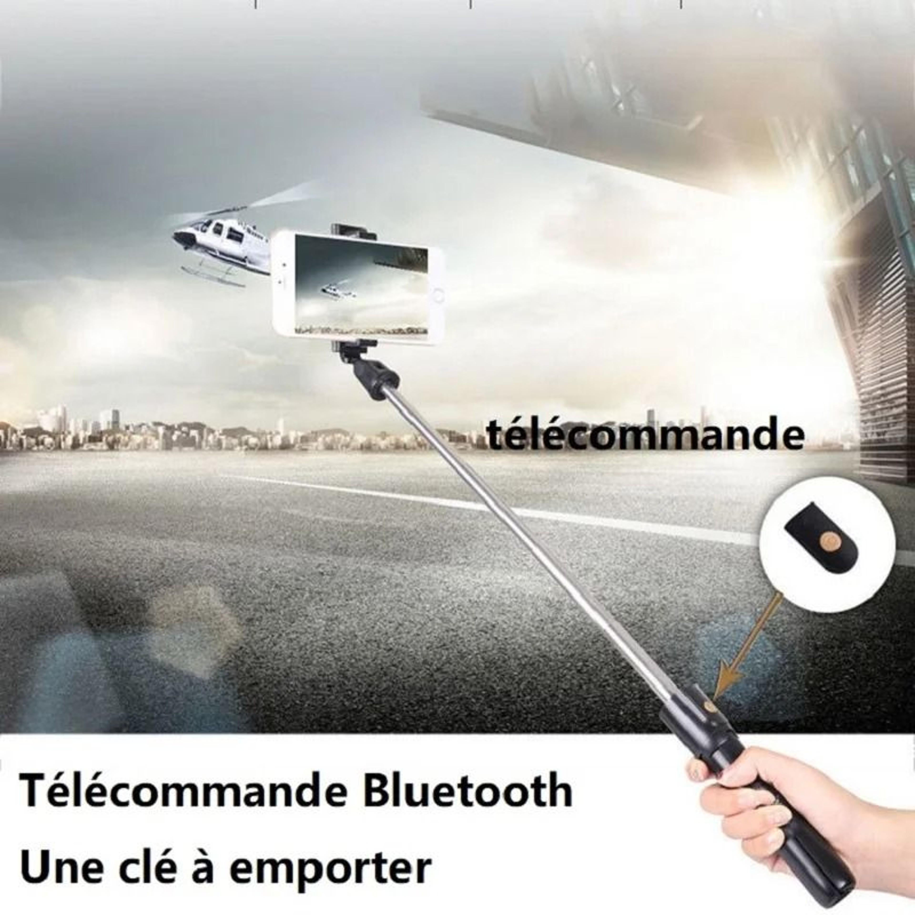 Foldable Wireless Selfie Stick Tripod Stand With Bluetooth Remote Extendable Portable Tripod For Ce 4