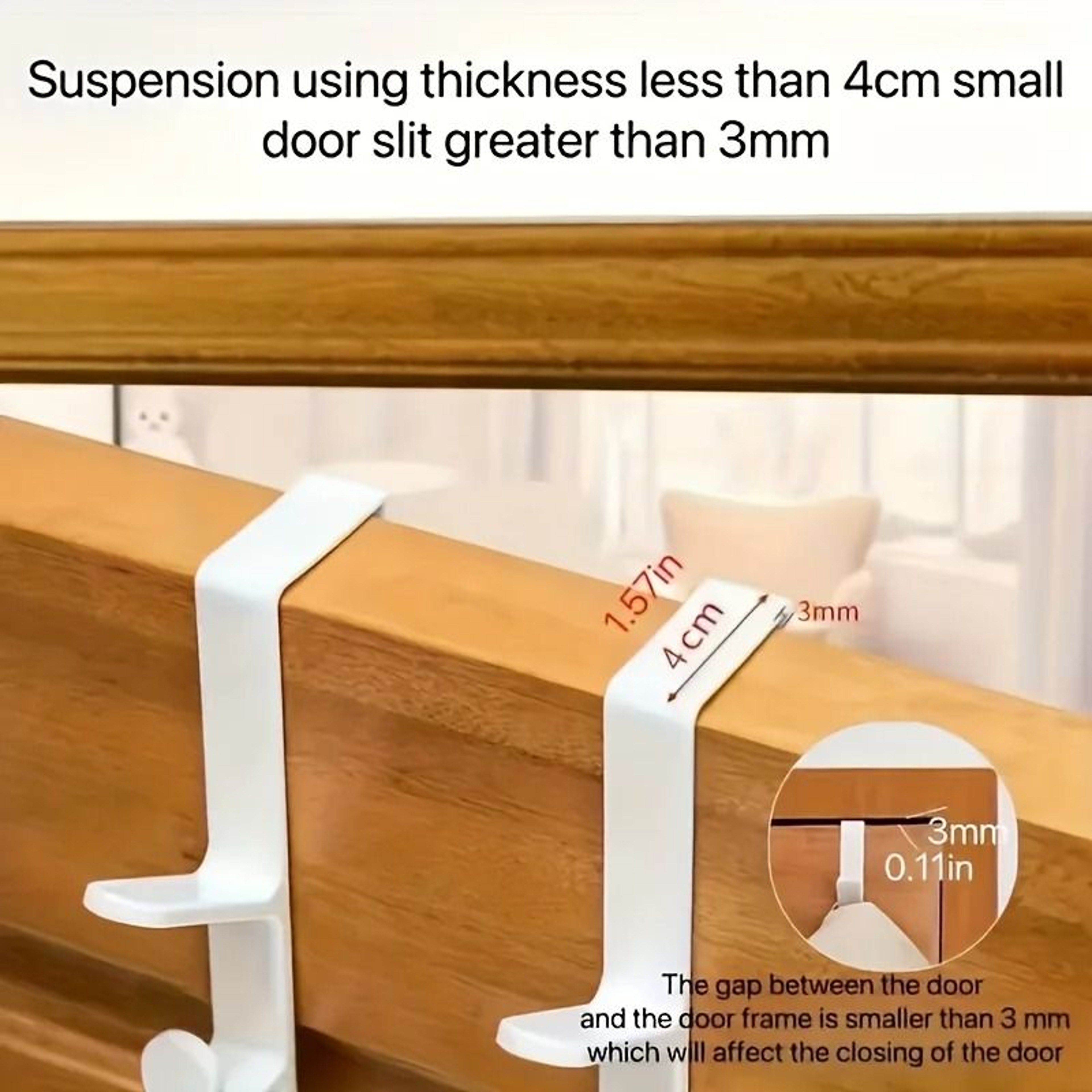 4 Piece 5 Hook Door Hook Back Storage Rack Household Bathroom Organizer And Hanging Storage 4