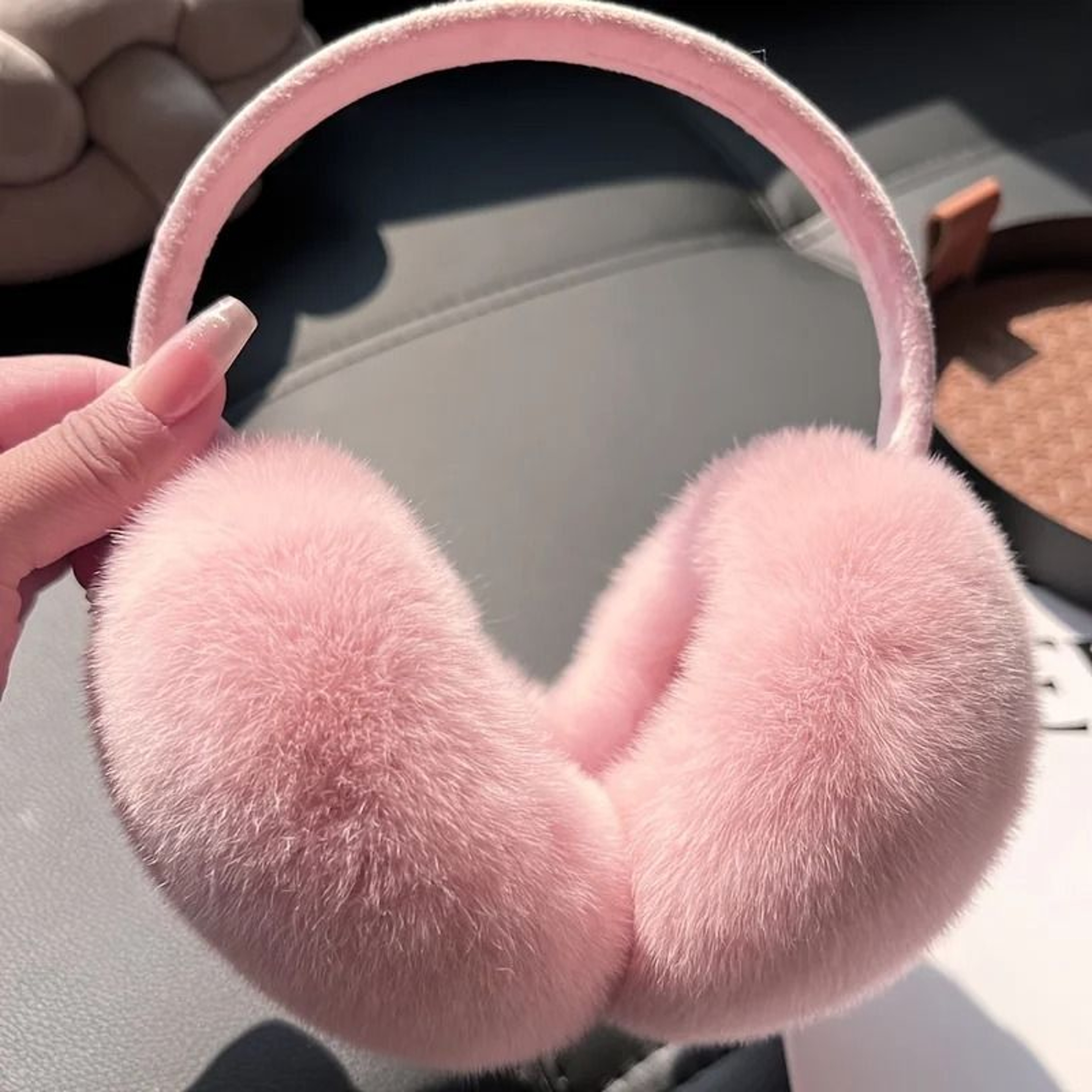 Outdoor Warm Plush Earmuffs Ideal Christmas Gift Folding Winter Ear Protectors For Cycling And Trav 4
