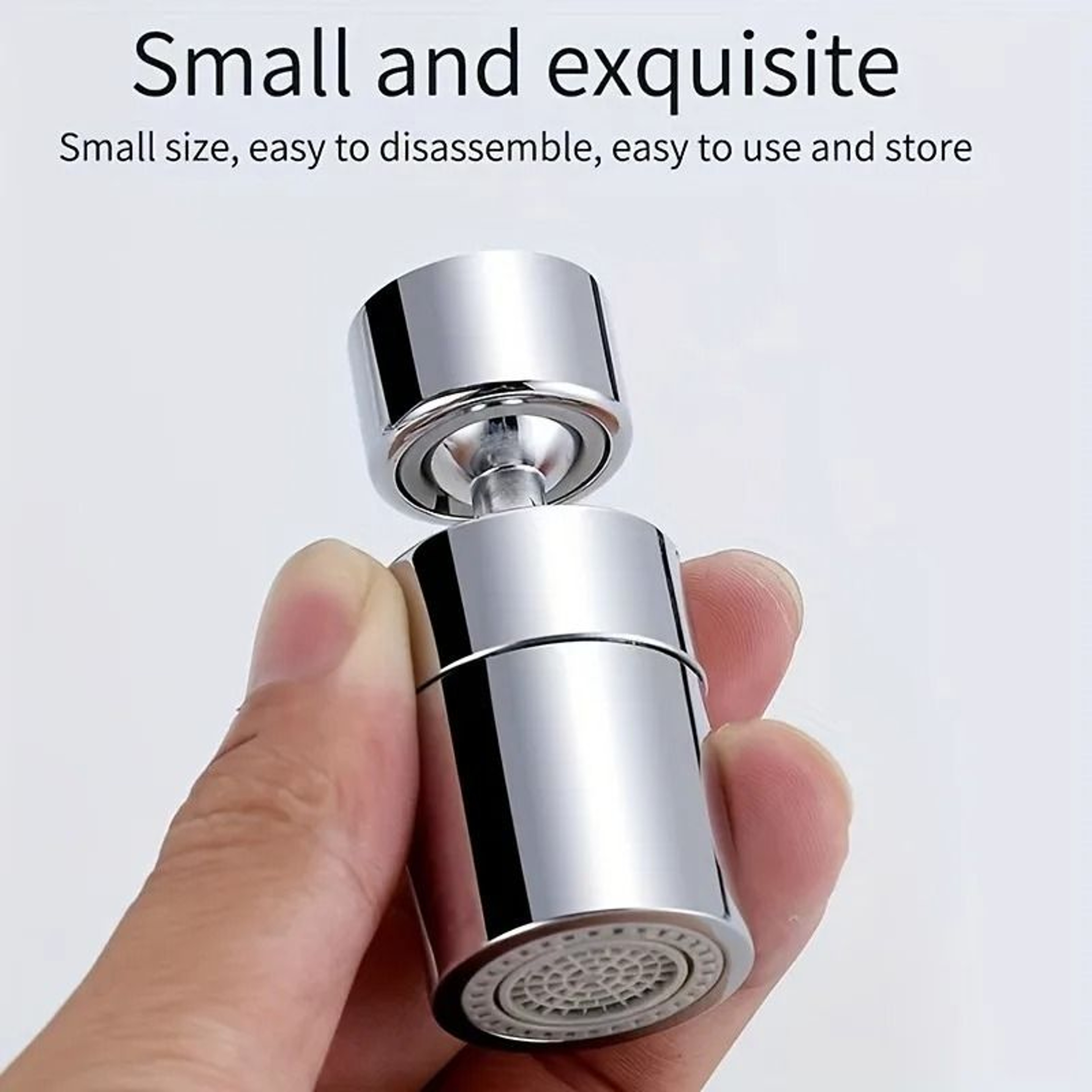 Stainless Steel Splash Proof Faucet With Filter For Kitchen And Bathroom Sink Extension Foam Device 0