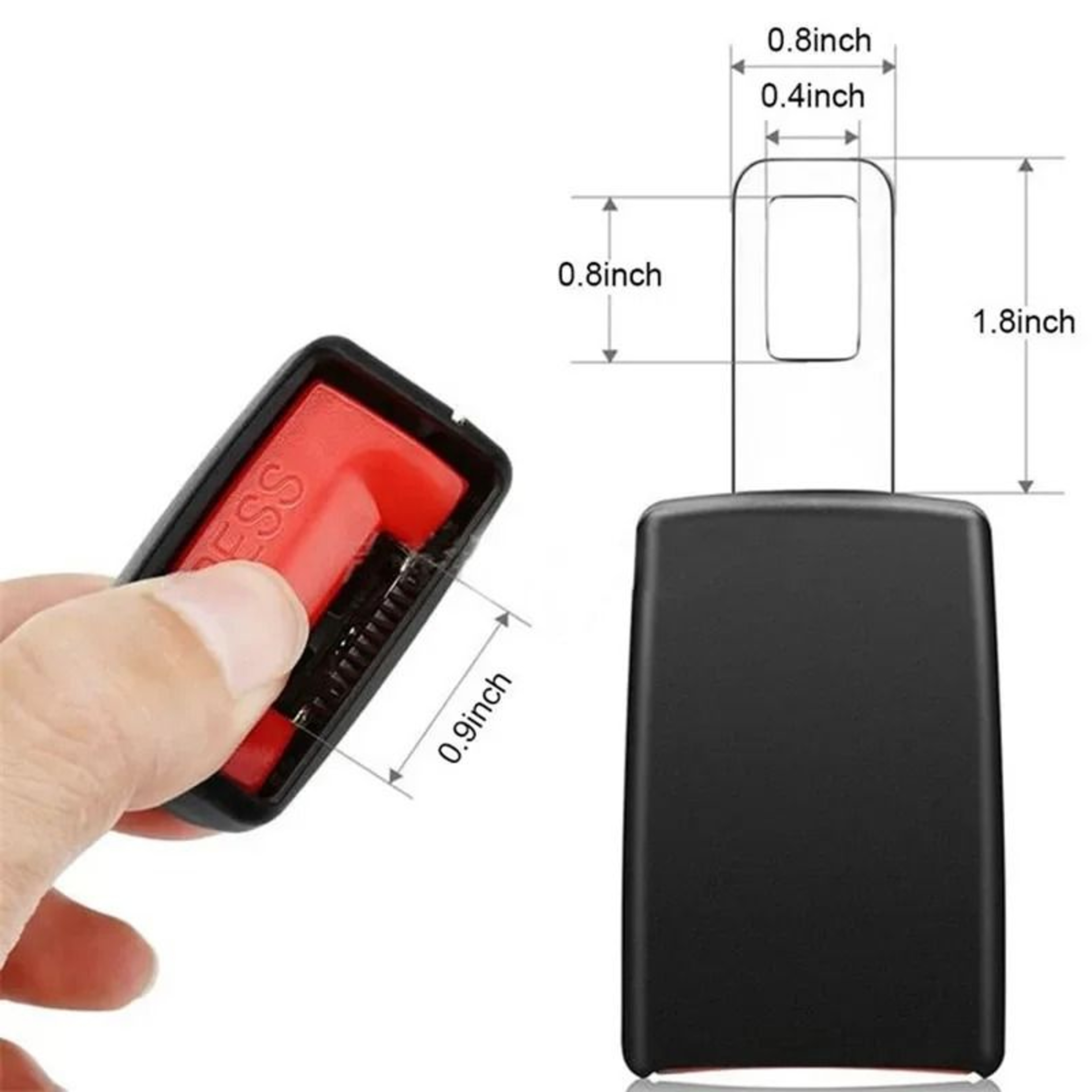 1pc Beige 23cm Seat Belt Extender Buckle Universal Car Connector Extender Adjustable Car Extension  5