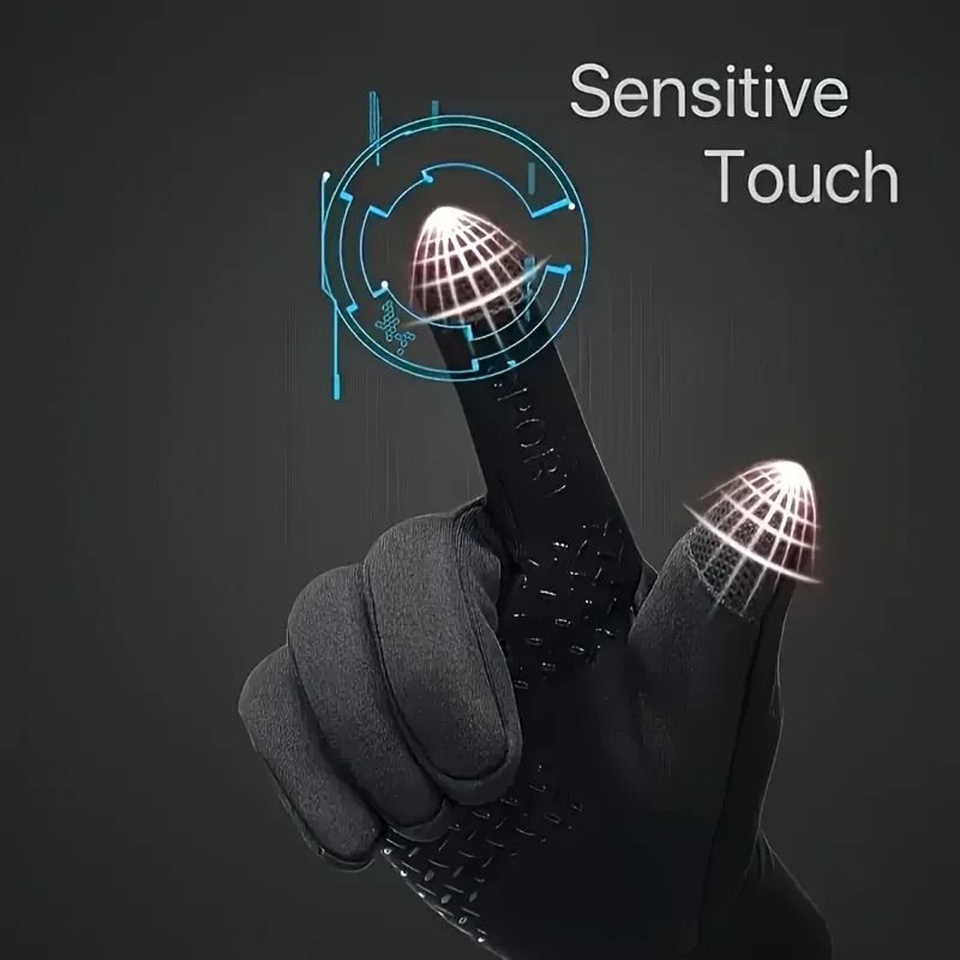 Mens Winter Outdoor Velvet AntiCold Gloves  Sports Cycling  Skiing Touch Screen Warm Gloves 4