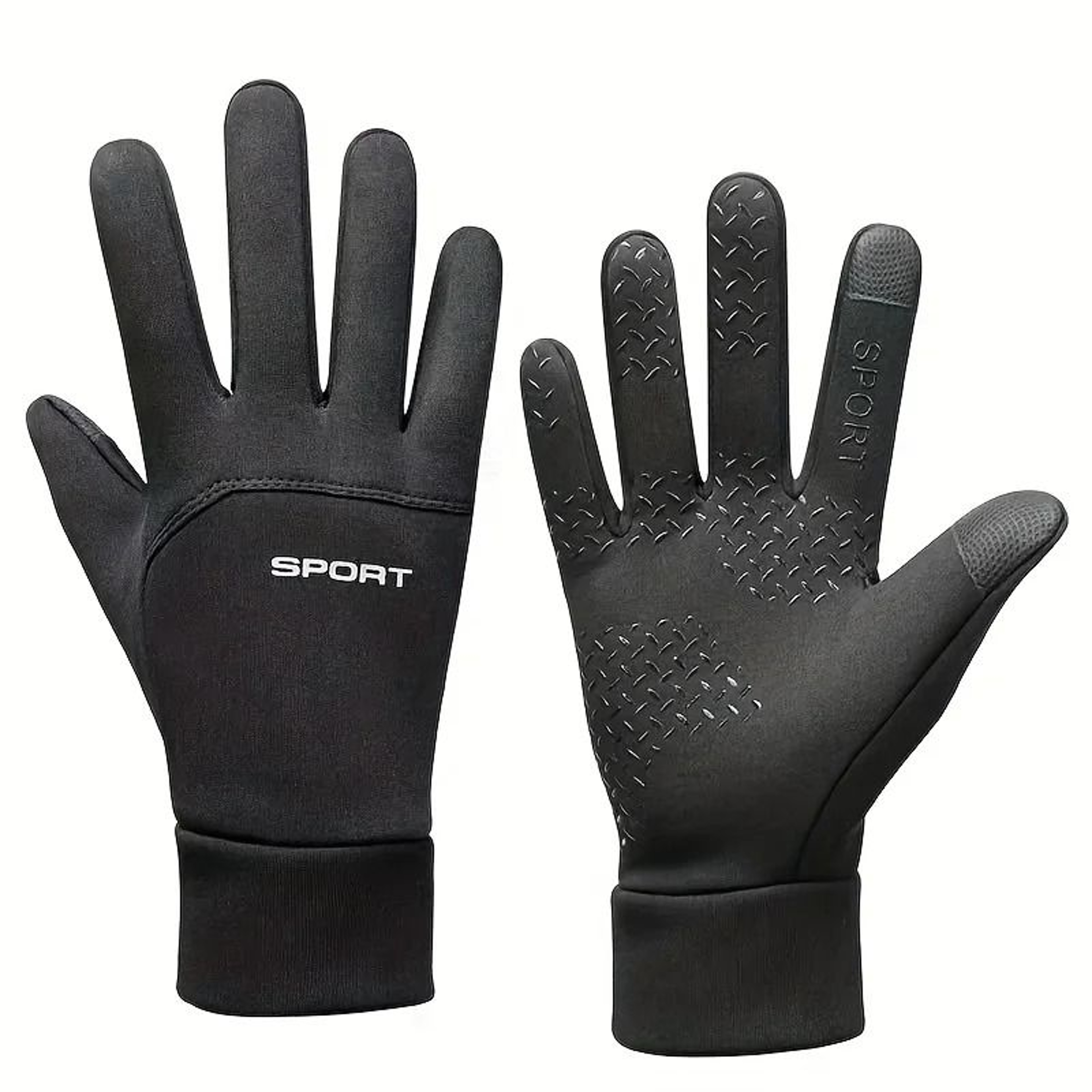 Mens Winter Outdoor Velvet AntiCold Gloves  Sports Cycling  Skiing Touch Screen Warm Gloves 5