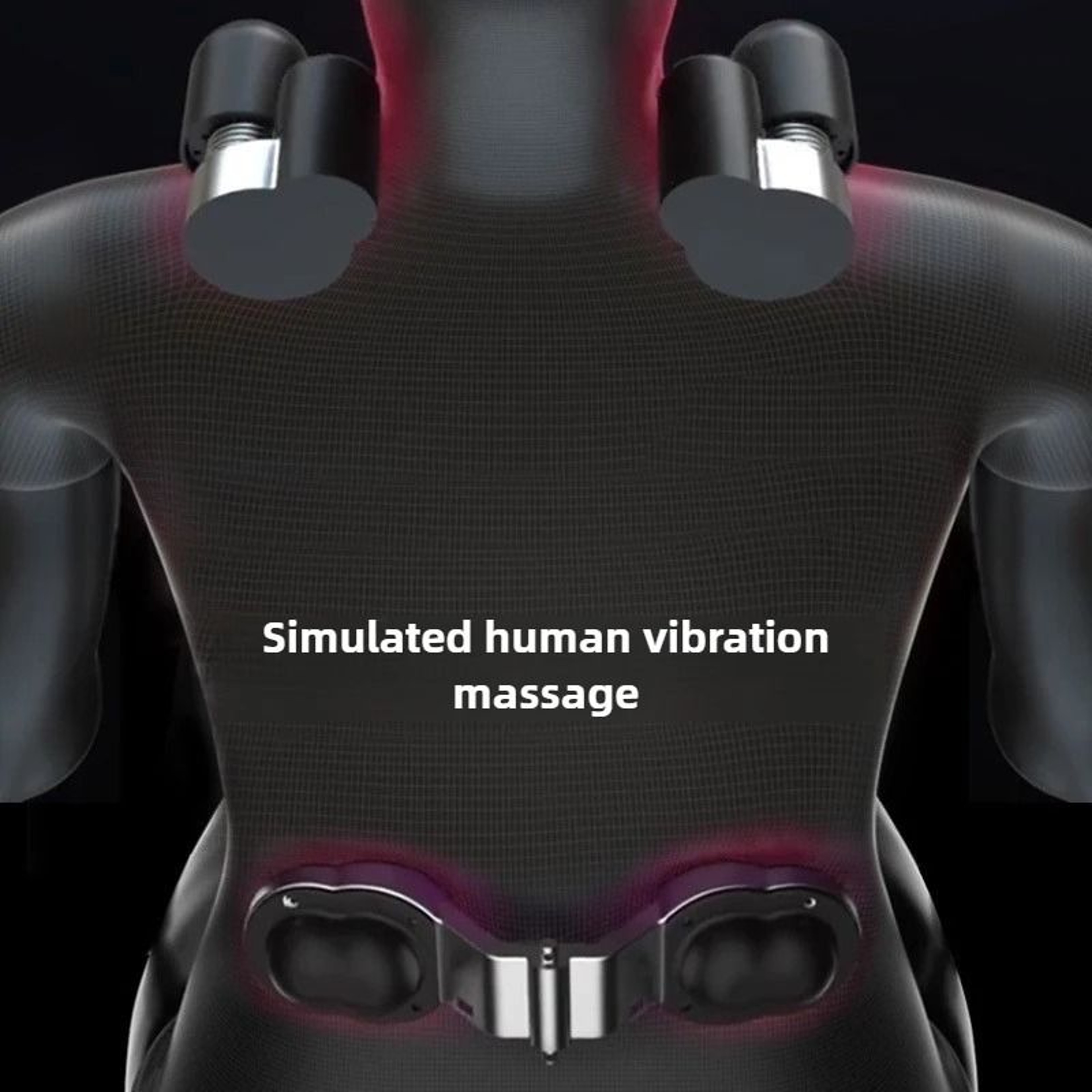 Memory Foam Car Vibration Massage Cushion  Lumbar Support And Cervical Neck Pillow Set For Office A 1