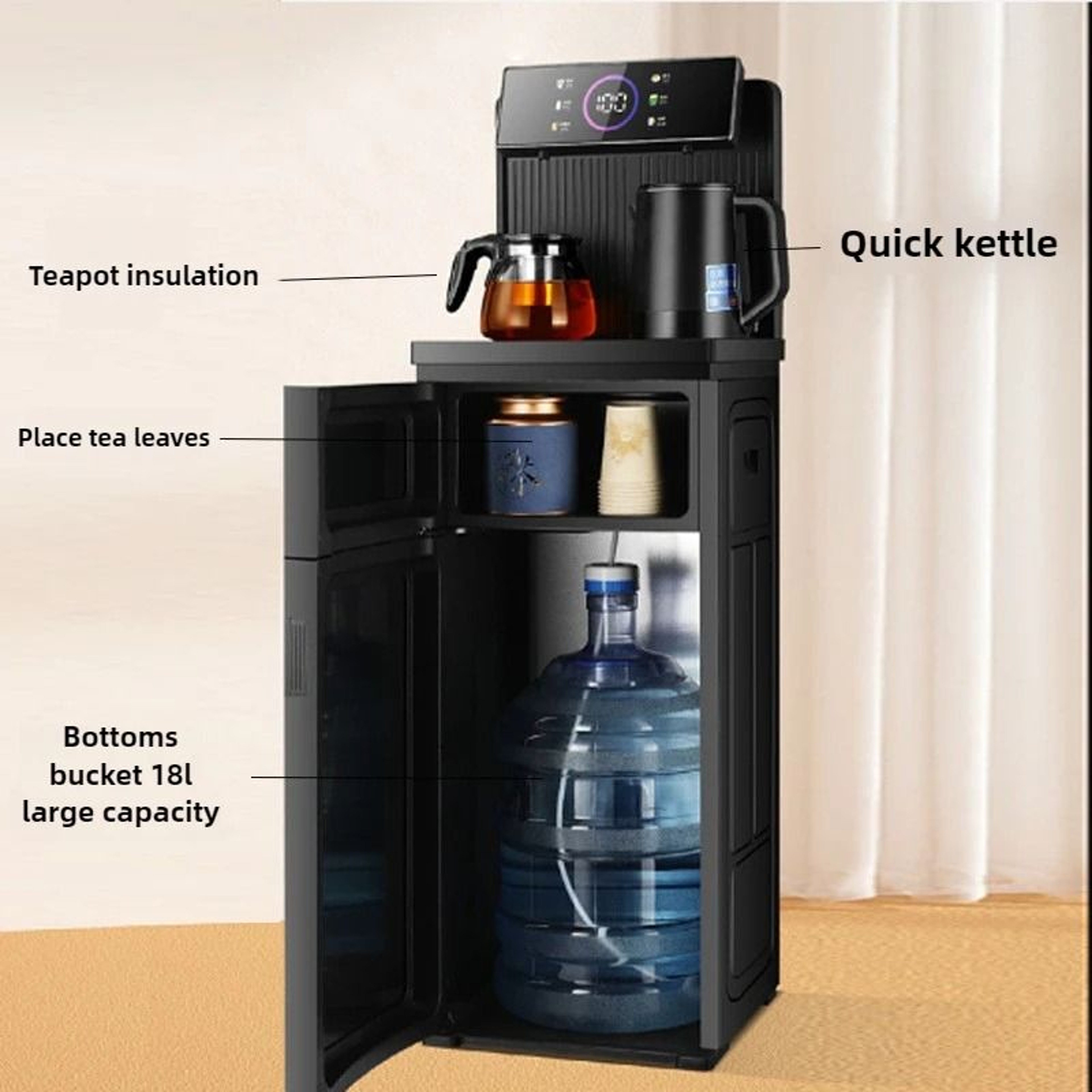 Highend Intelligent Vertical Hot And Cold Tea Bar Machine Commercial And Household Water Dispenser  1