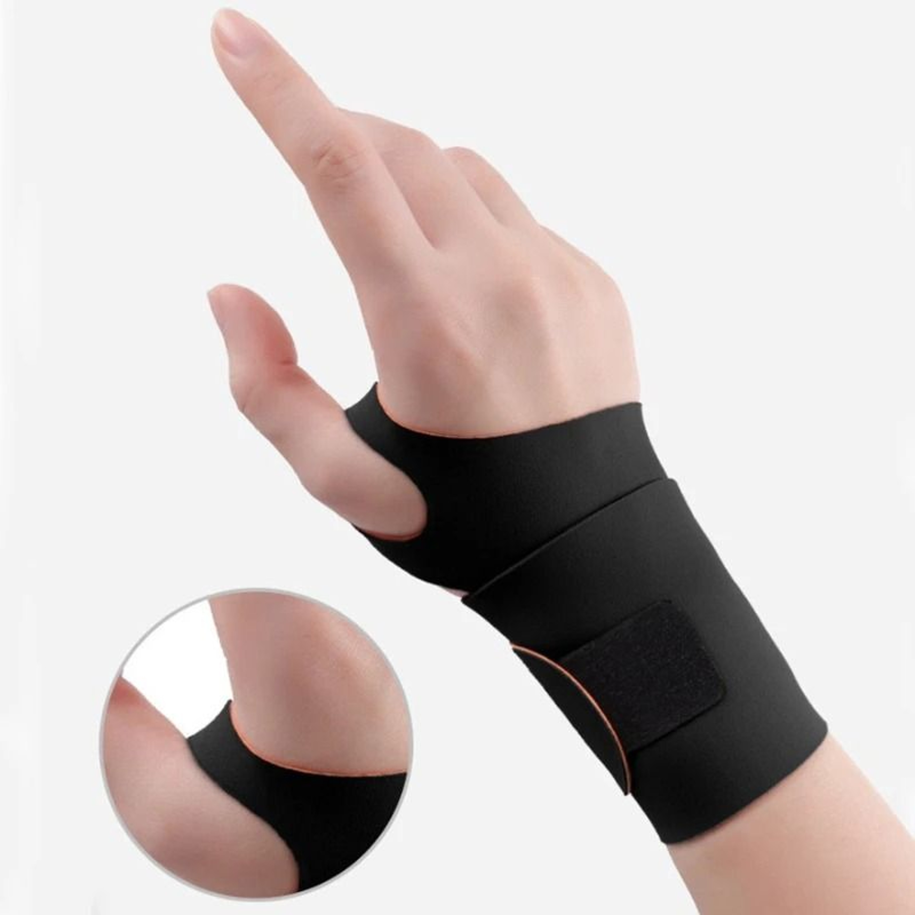 Adjustable Thin Compression Wrist Wraps Support Exercise Strap Band Wristbands For Work Fitness Wei 2