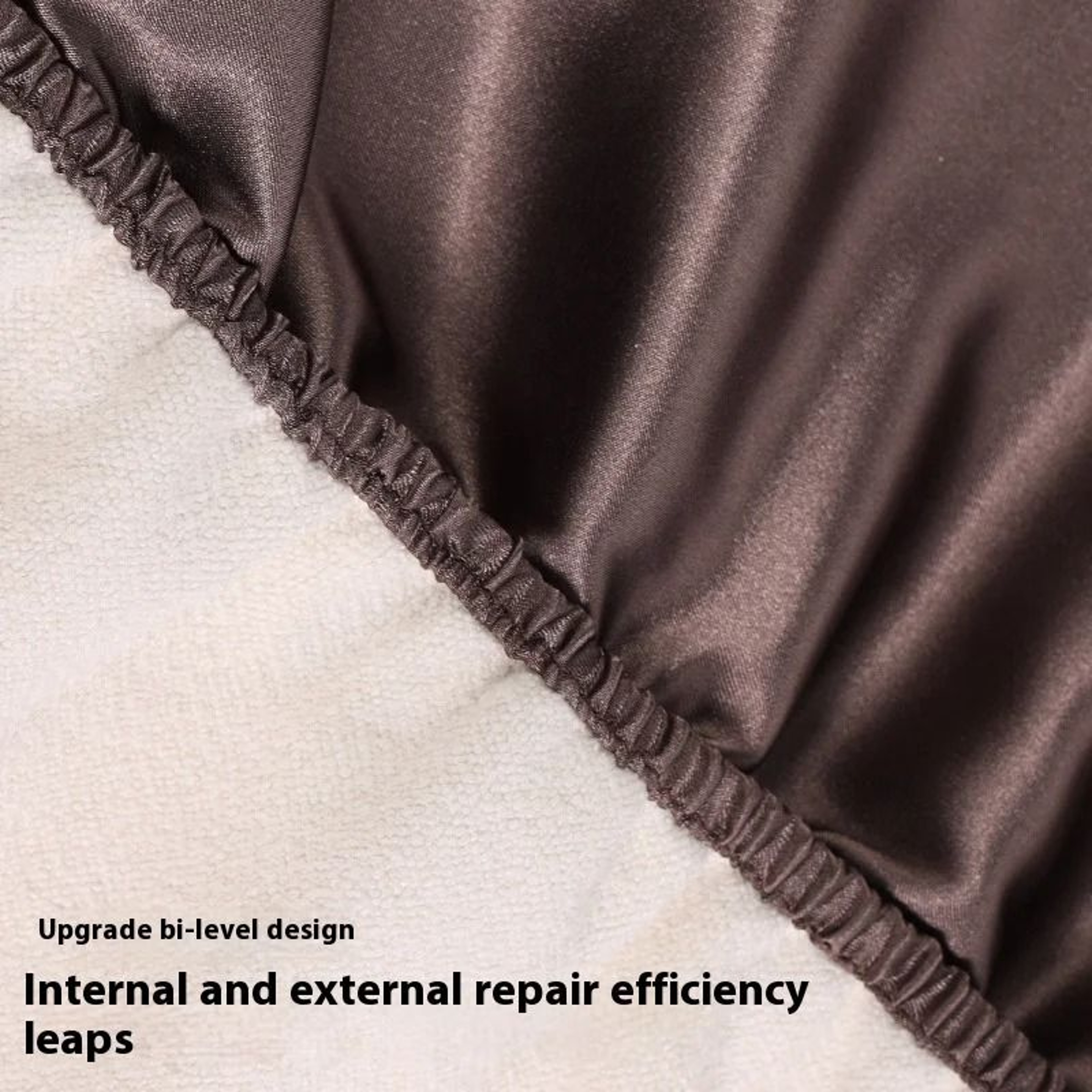 Luxury Thickened Satin Hair Drying Cap Towel Wrap Double Layer Coral Fleece Cap With Button For Fas 4
