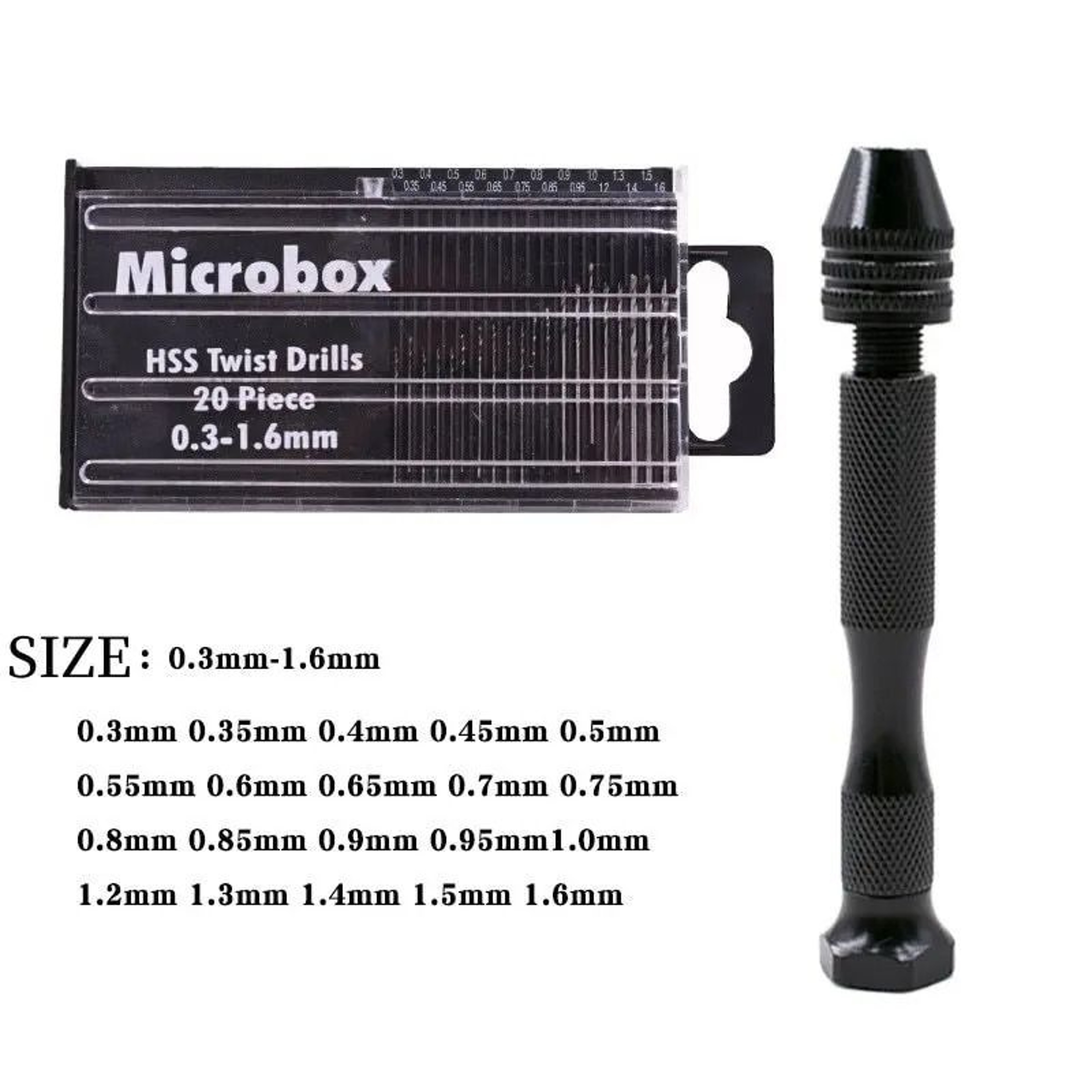 Mini Micro Aluminum Alloy Manual Twist Hand Drill For Jewelry And Woodworking 6