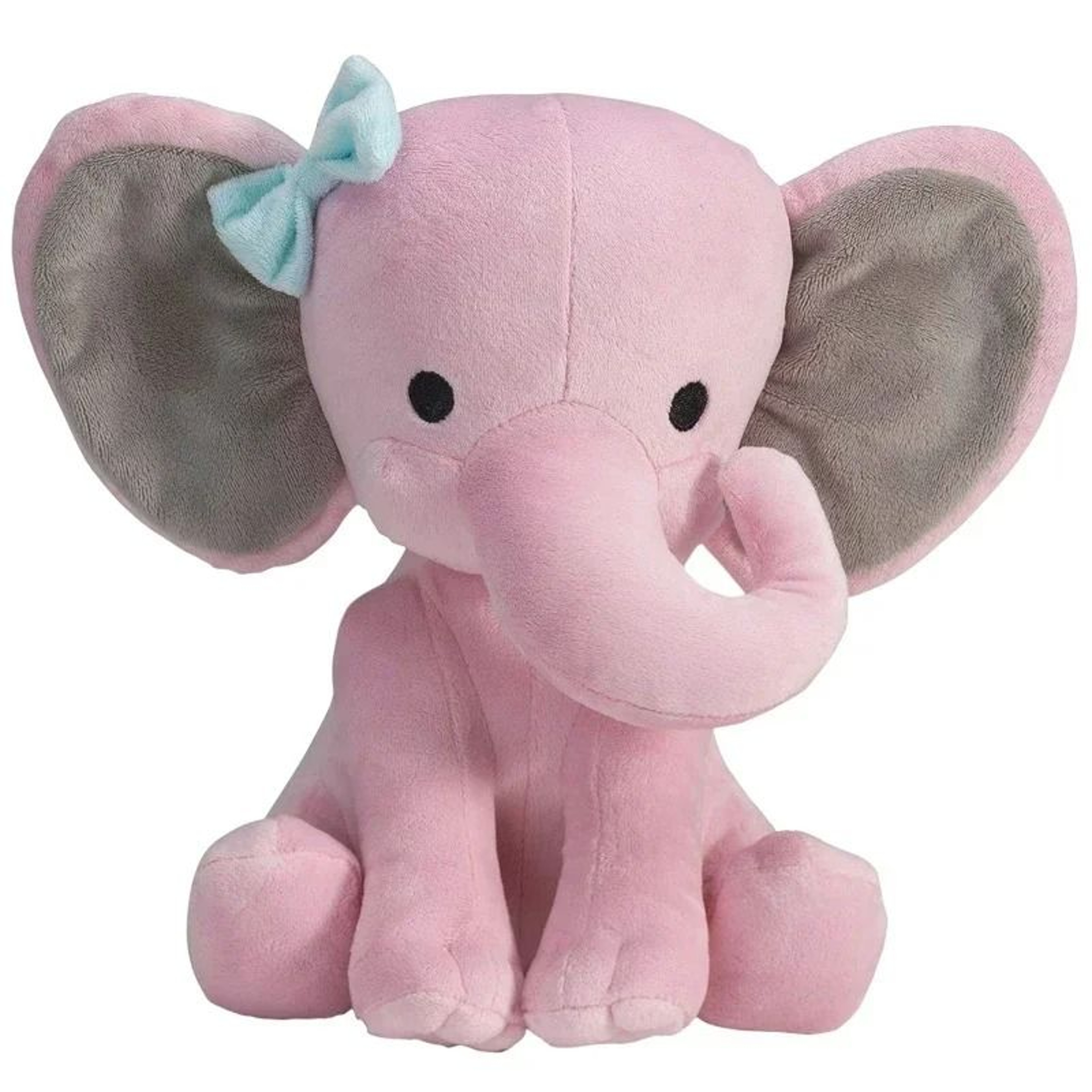 25cm Gray Elephant Stuffed Plush Toy Kawaii Animal Sleeping Pillow 0
