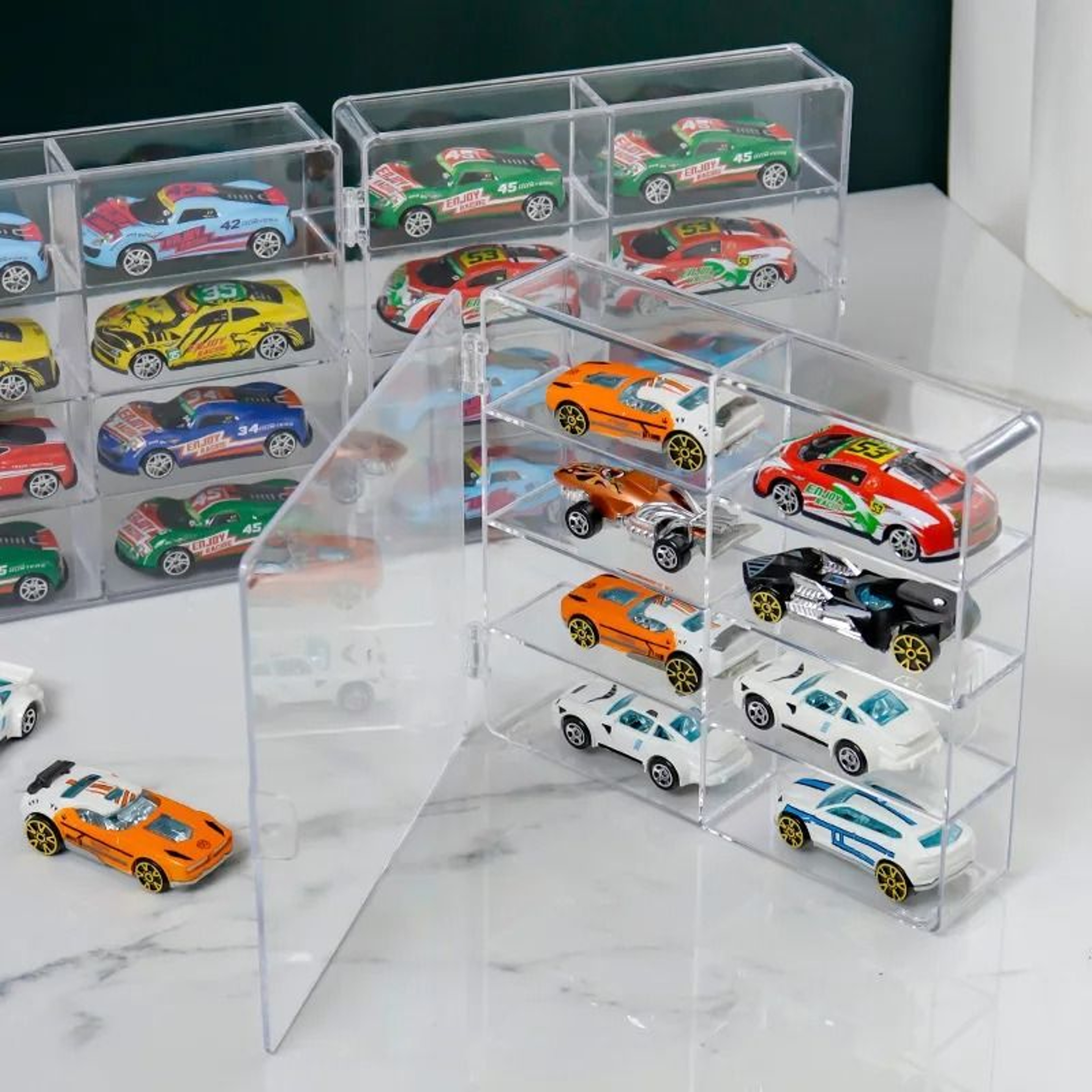 Transparent DustProof Car Model Storage And Display Rack 2