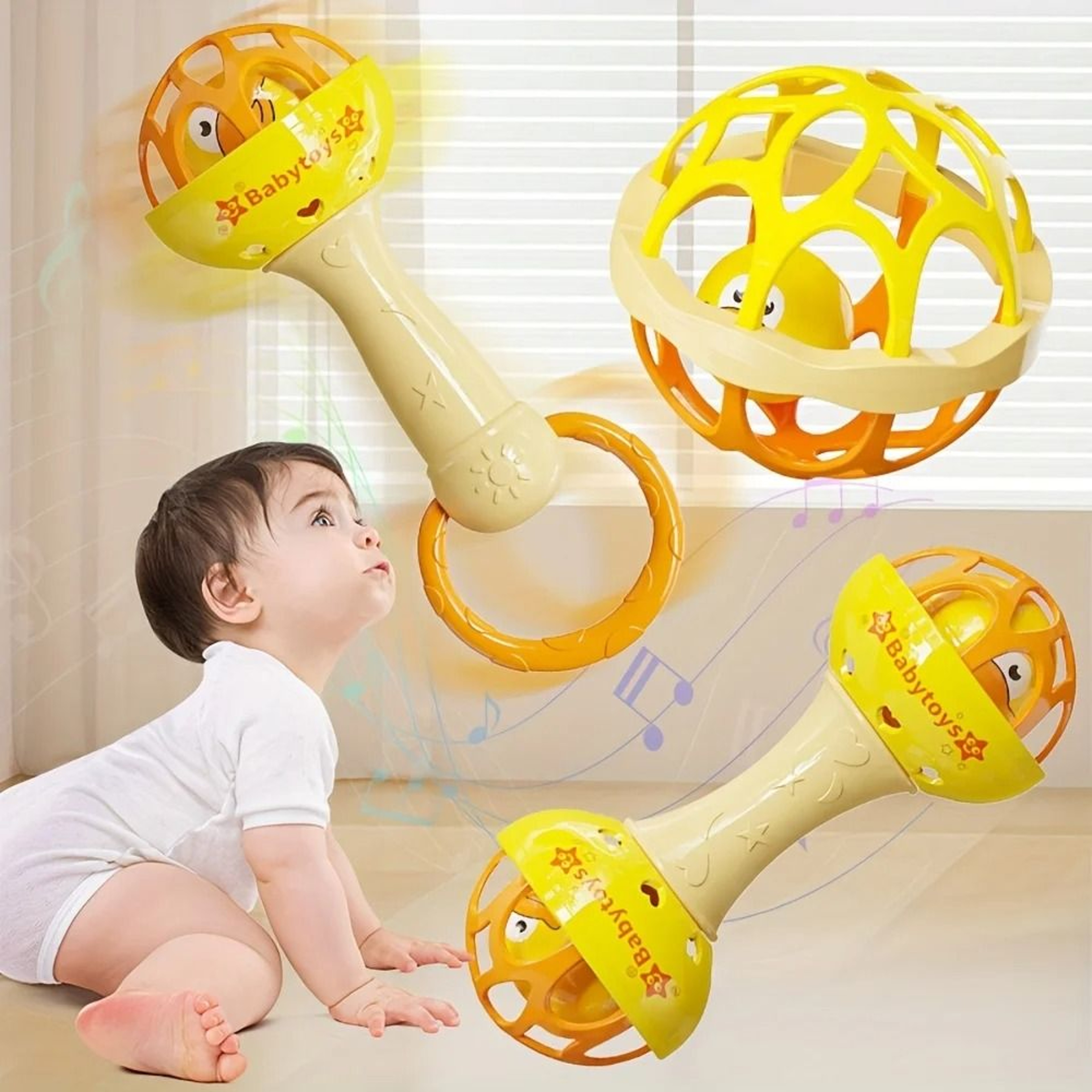 Youngsters Hand Shaking Bell Vibrating Toy 0